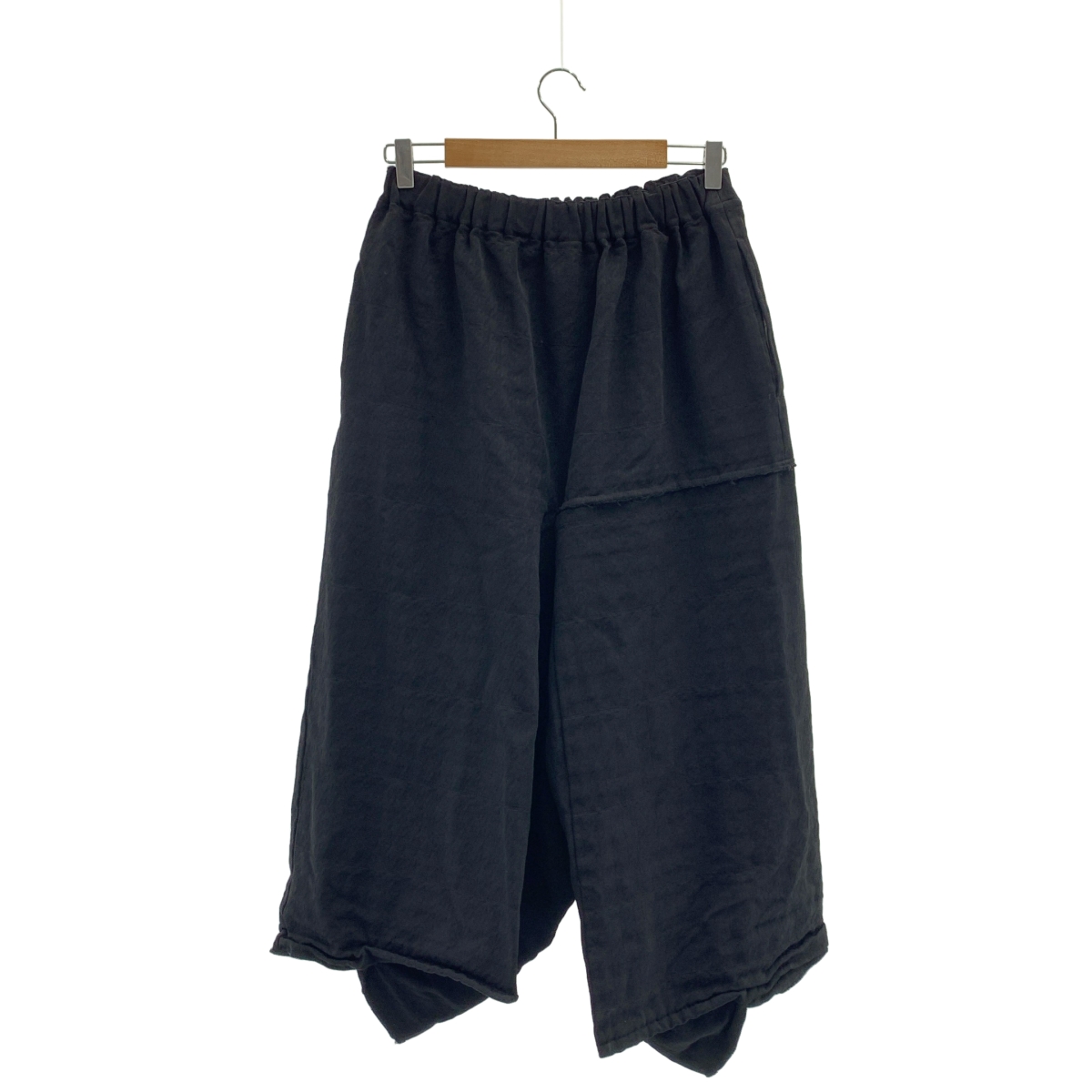 COMME des GARCONS / コムデギャルソン 製品染め クロップドワイドパンツ