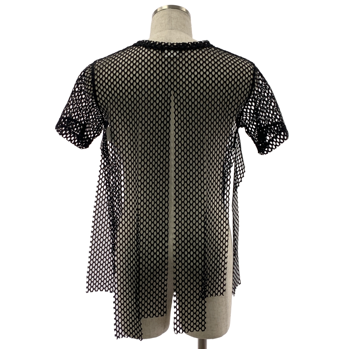 COMME des GARCONS HOMME PLUS / コムデギャルソンオムプリュス ポリエステル 変形 メッシュ カットソー Tシャツ