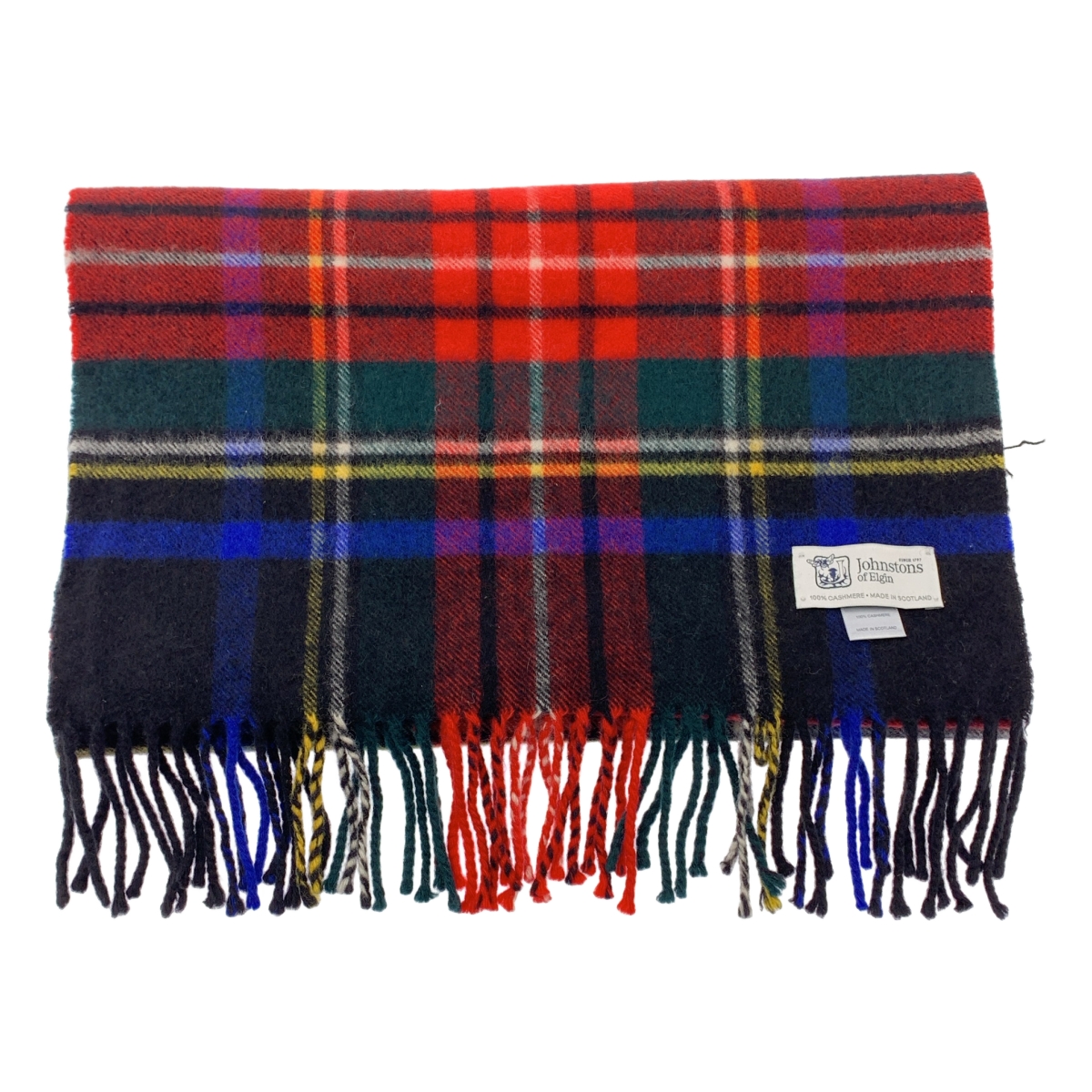 JOHNSTONS OF ELGIN / ジョンストンズオブエルガン カシミヤ チェック マフラー