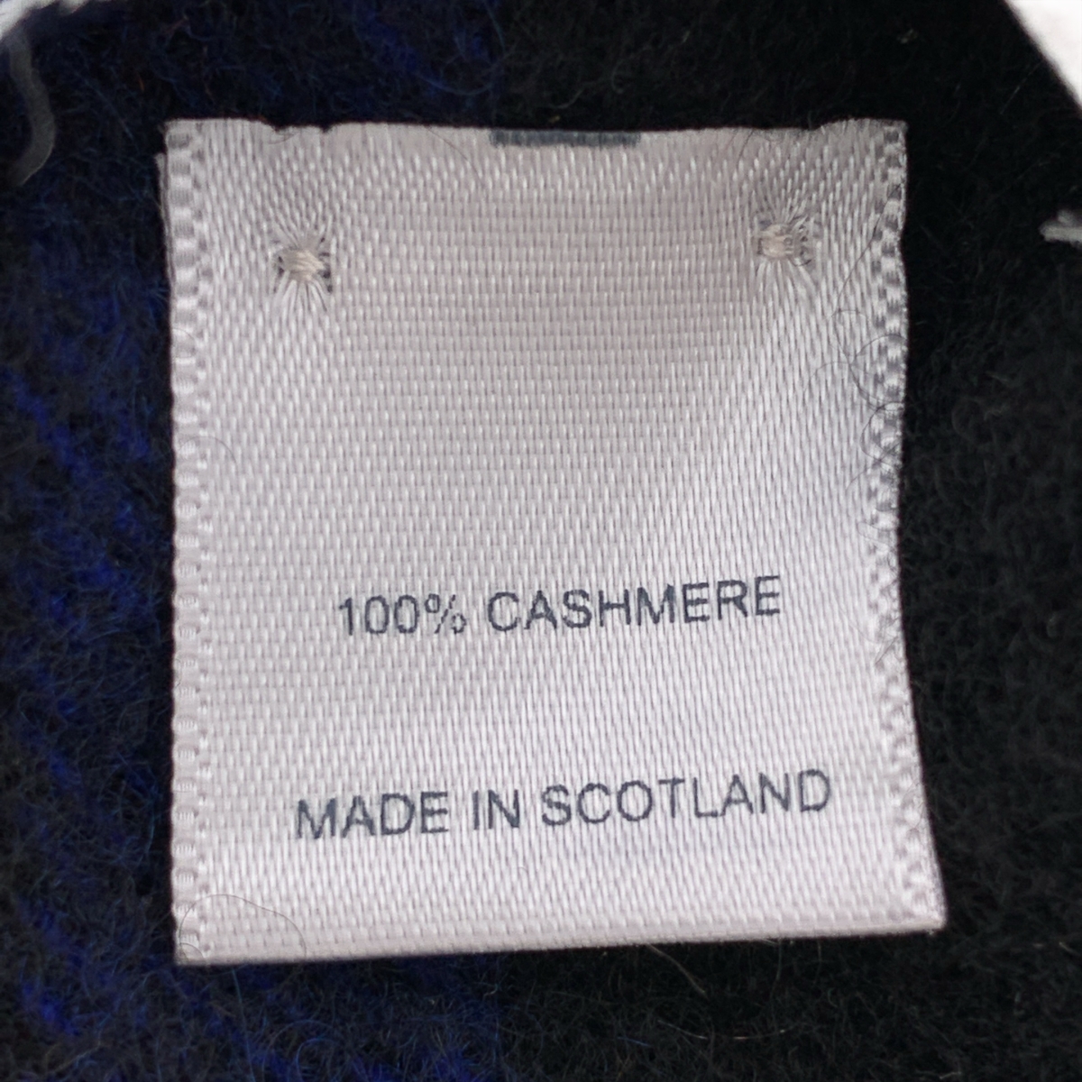 JOHNSTONS OF ELGIN / ジョンストンズオブエルガン カシミヤ チェック マフラー