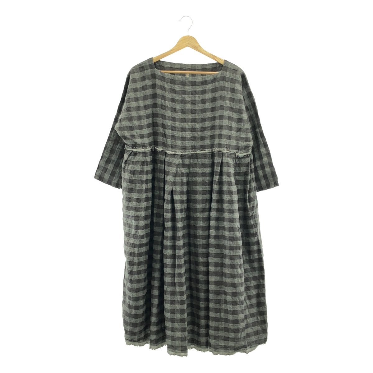 DANIELA GREGIS / ダニエラグレジス ウール オーバーシルエット ポケット付き ボリューム ワンピース