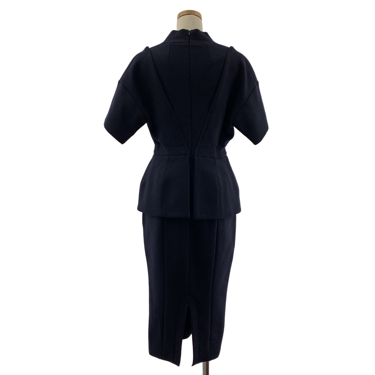 MARC JACOBS / マークジェイコブス ウール Vネック ロング ワンピース