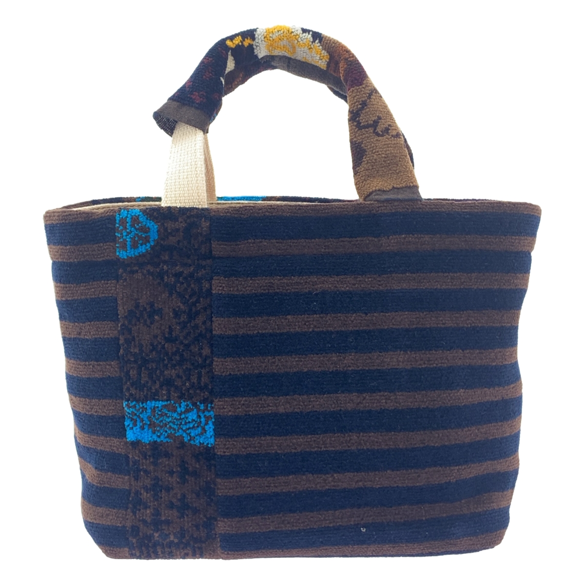 ebagos / エバゴス ワンポイントチャームロゴ ハンド トートバッグ