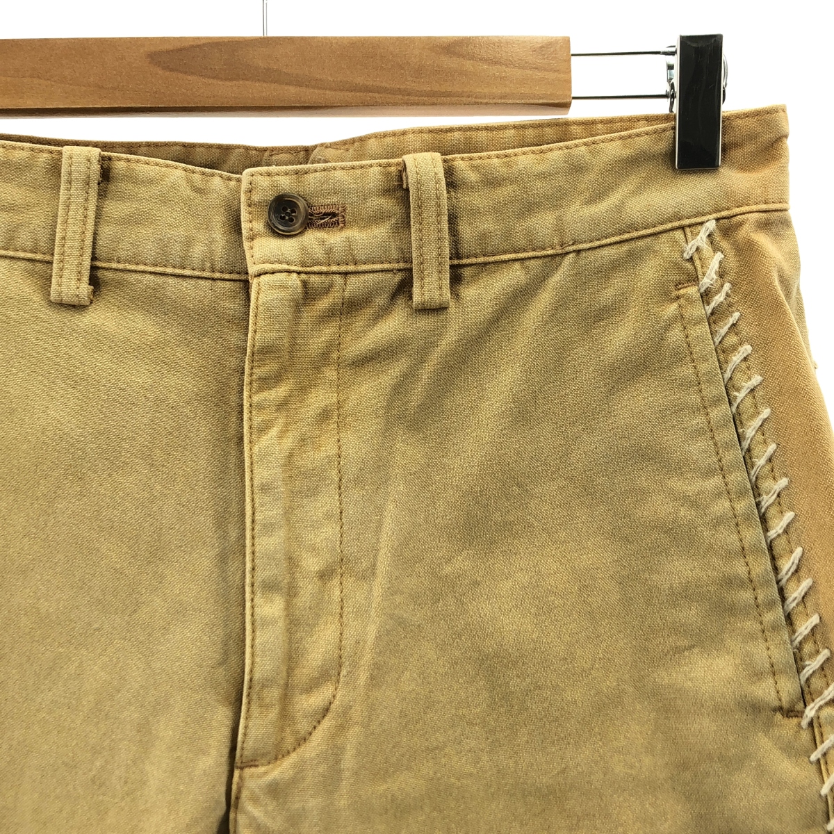 ISSEY MIYAKE MEN / イッセイミヤケメン ダック地 ステッチワーク パンツ