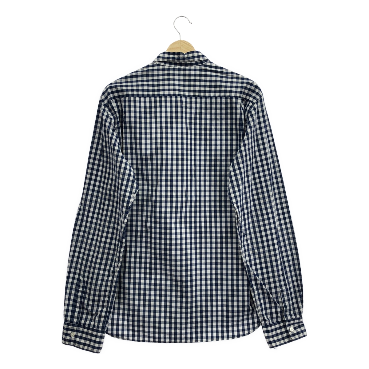 COMME des GARCONS HOMME / コムデギャルソンオム ウール切替 ギンガムチェック シャツ