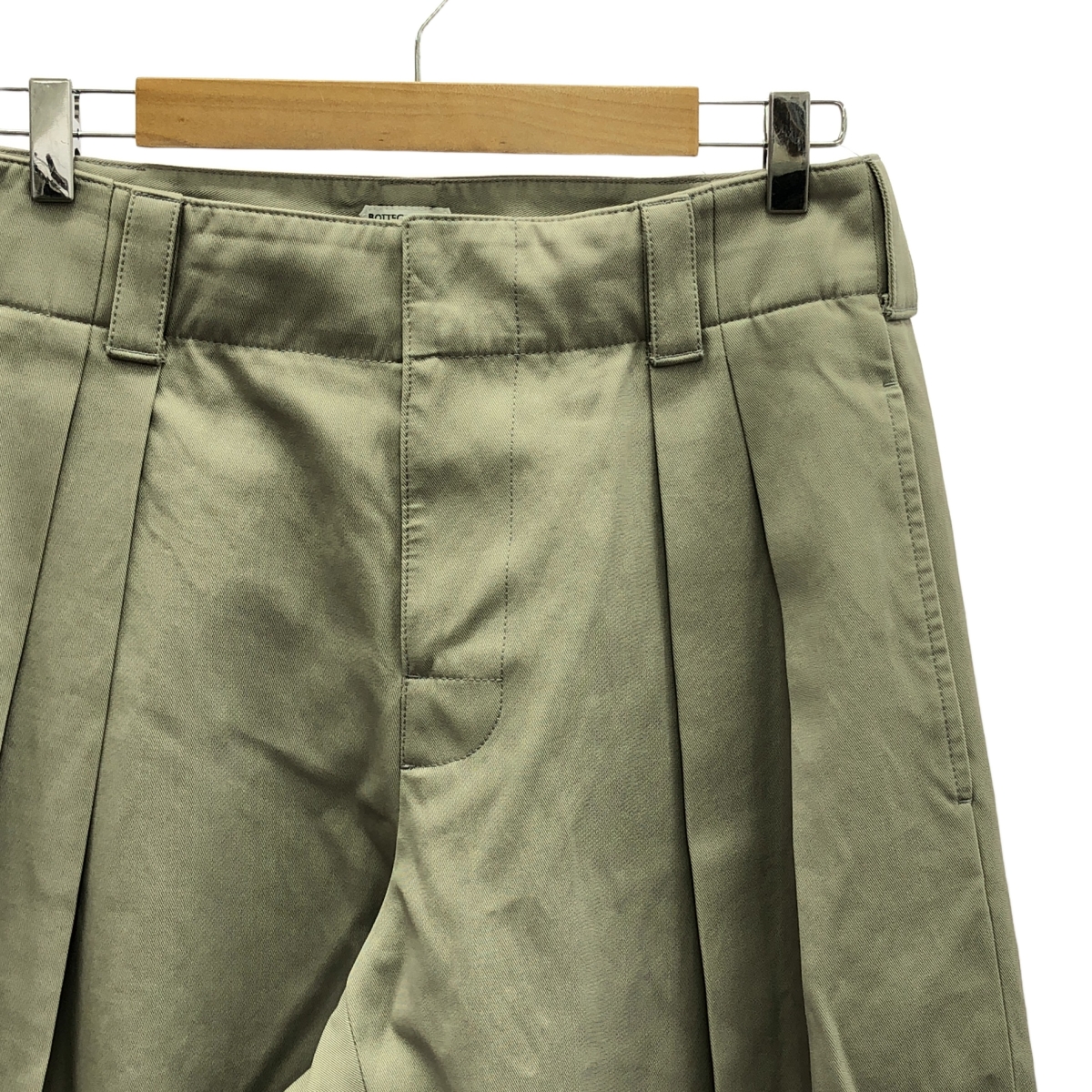 BOTTEGA VENETA / ボッテガヴェネタ Twill Pleated Pants / 2タック ワイド パンツ