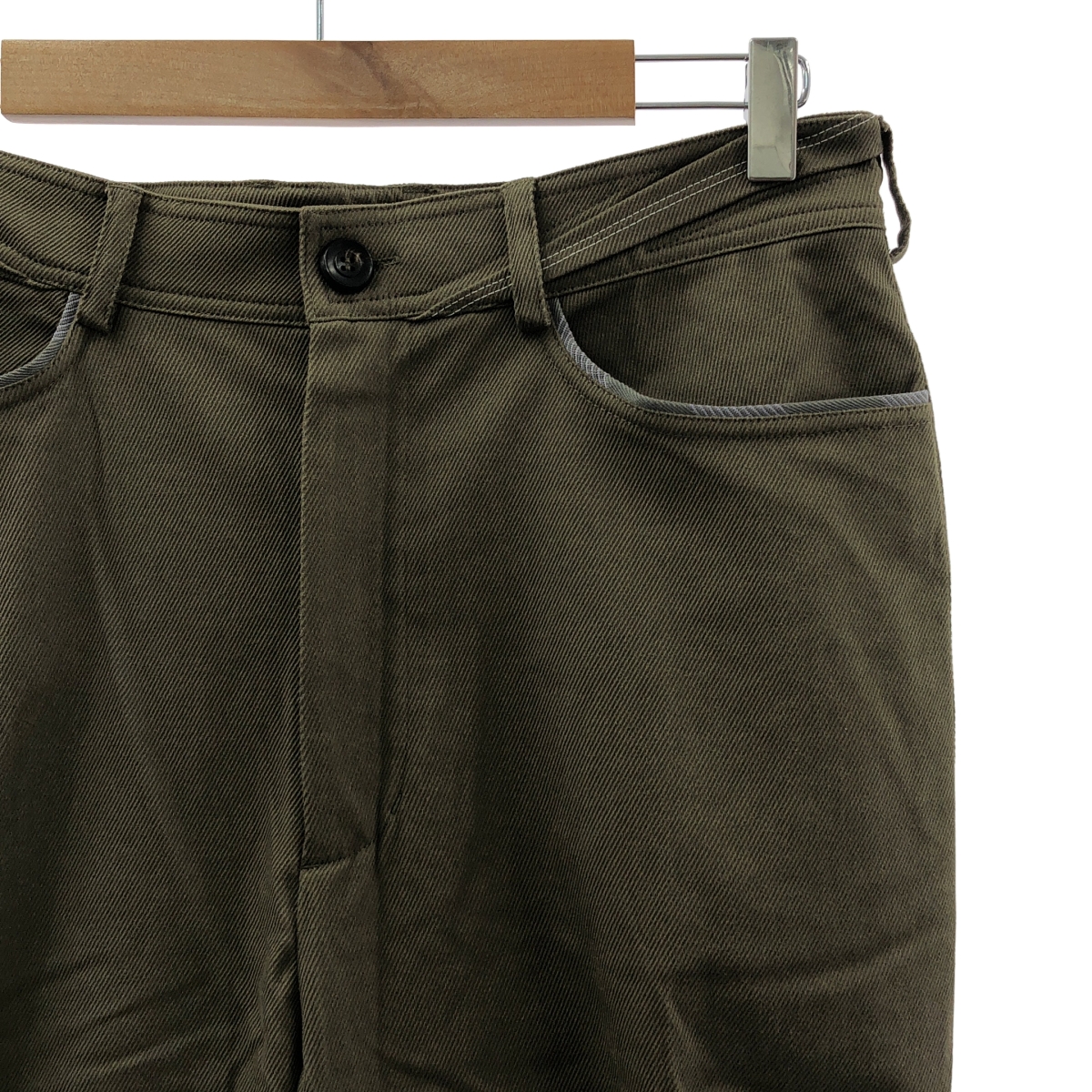 Kiko Kostadinov / キココスタディノフ OHNE K-DART TROUSER ポリエステル ウール 立体裁断 フレア トラウザー パンツ