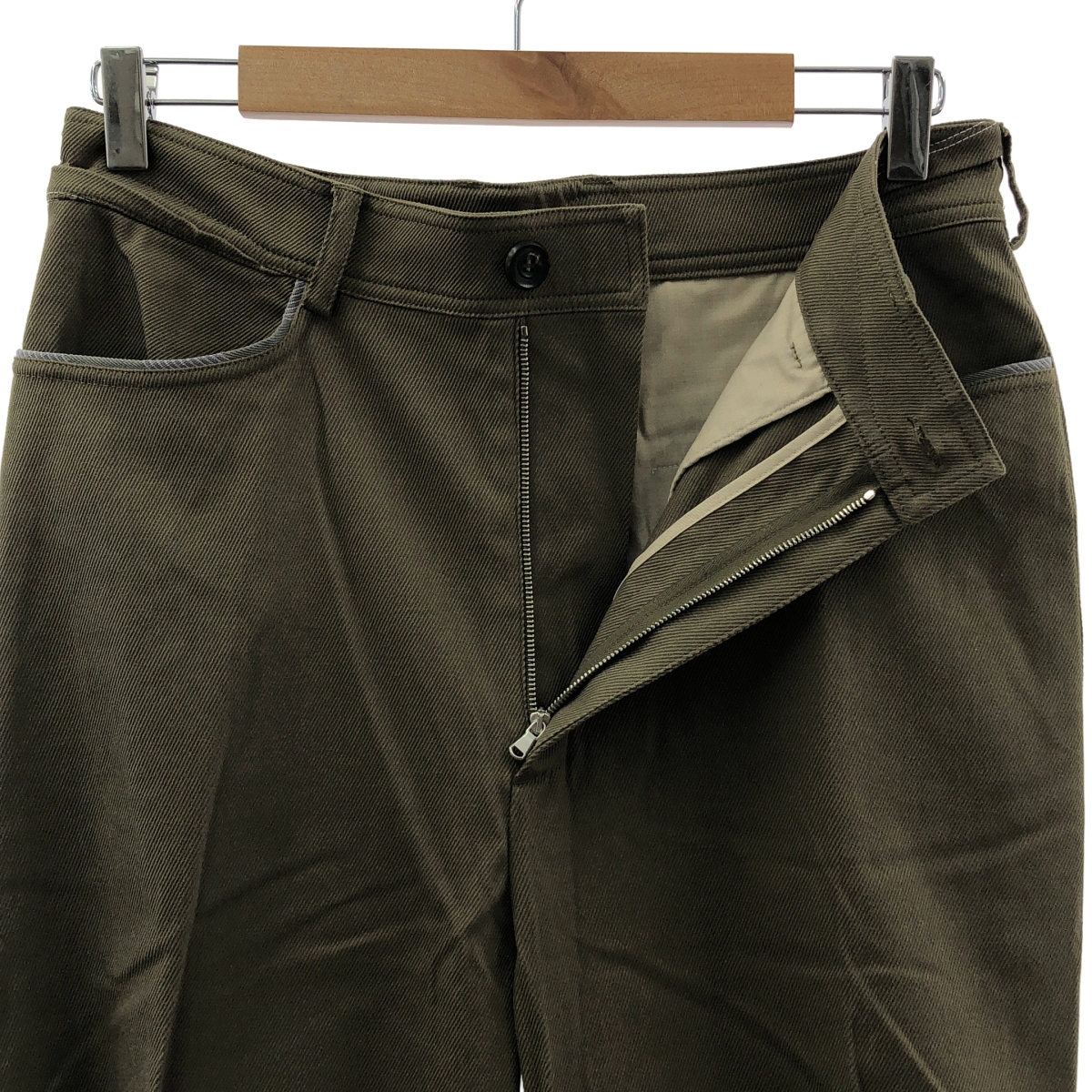 Kiko Kostadinov / キココスタディノフ OHNE K-DART TROUSER ポリエステル ウール 立体裁断 フレア トラウザー パンツ