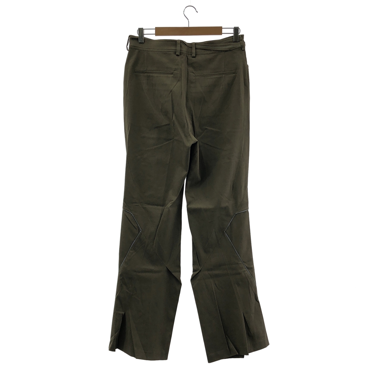 Kiko Kostadinov / キココスタディノフ OHNE K-DART TROUSER ポリエステル ウール 立体裁断 フレア トラウザー パンツ