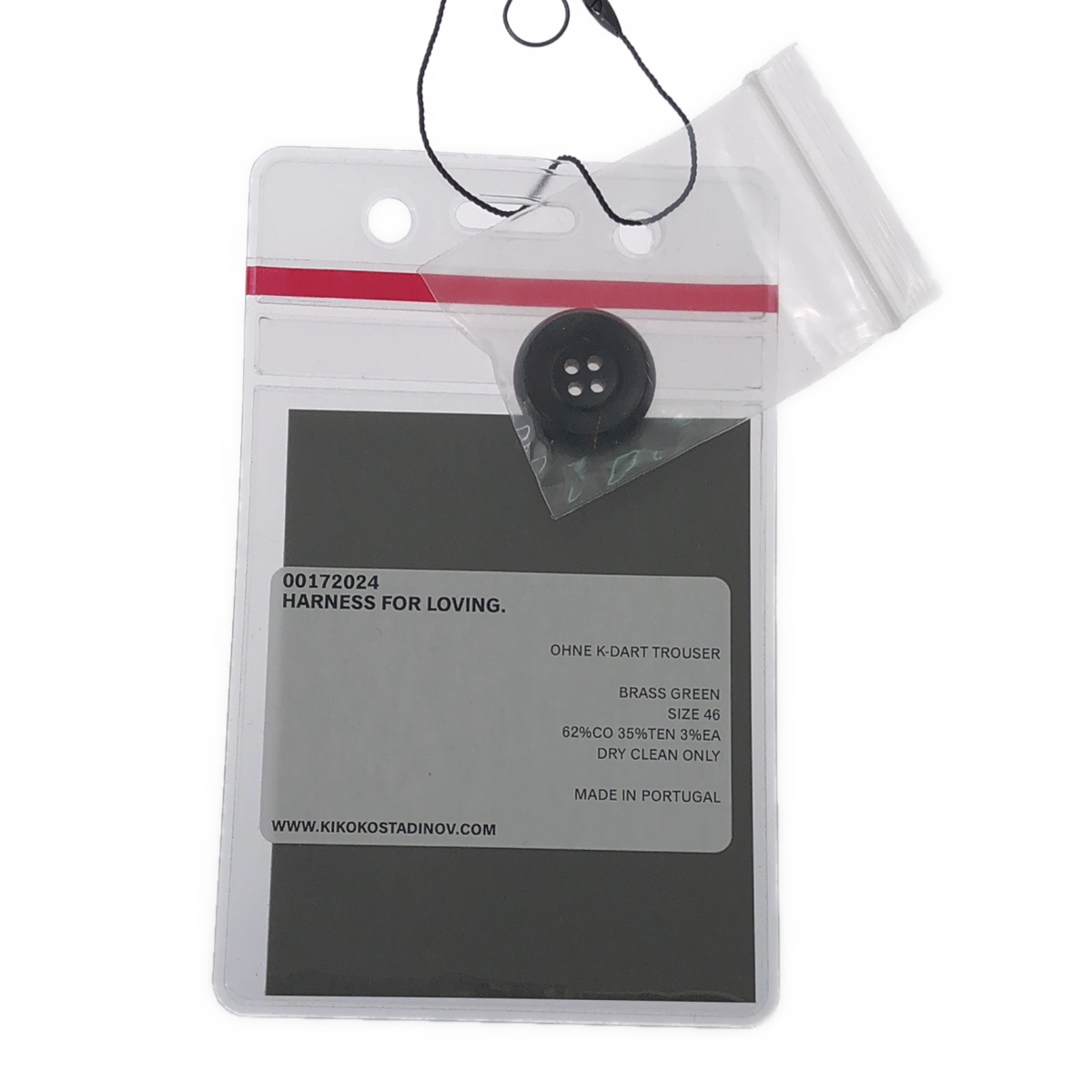 Kiko Kostadinov / キココスタディノフ OHNE K-DART TROUSER ポリエステル ウール 立体裁断 フレア トラウザー パンツ