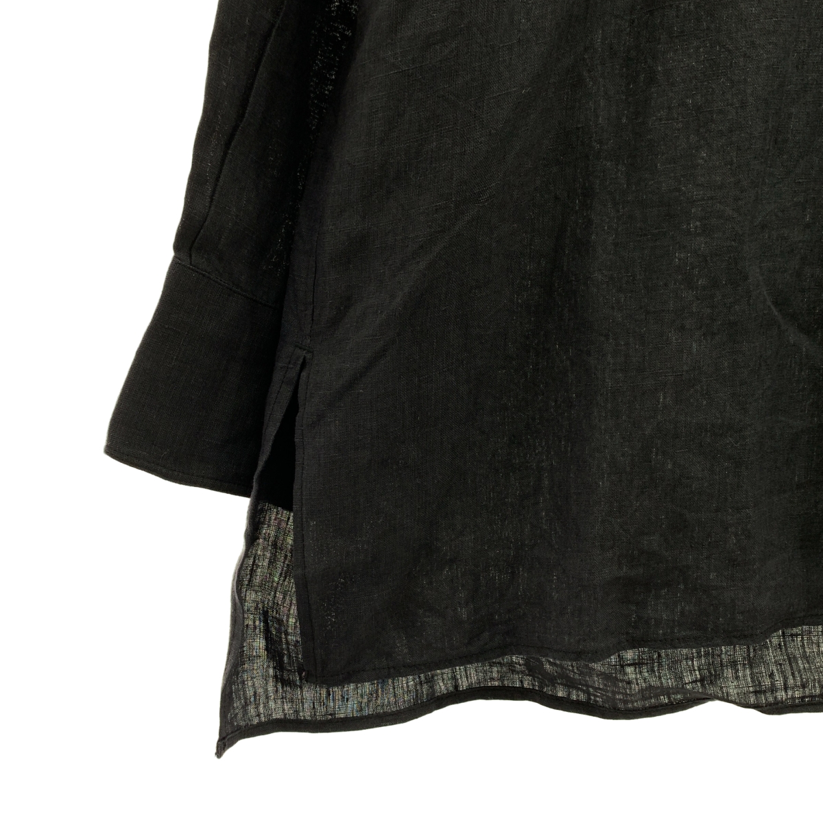 pheeta / フィータ Trinity リネン ピンタック バンドカラー シャツ