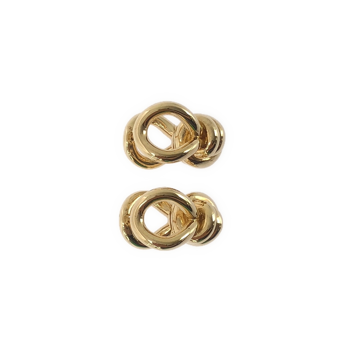 BOTTEGA VENETA / ボッテガヴェネタ ノット フープ ピアス / ag925