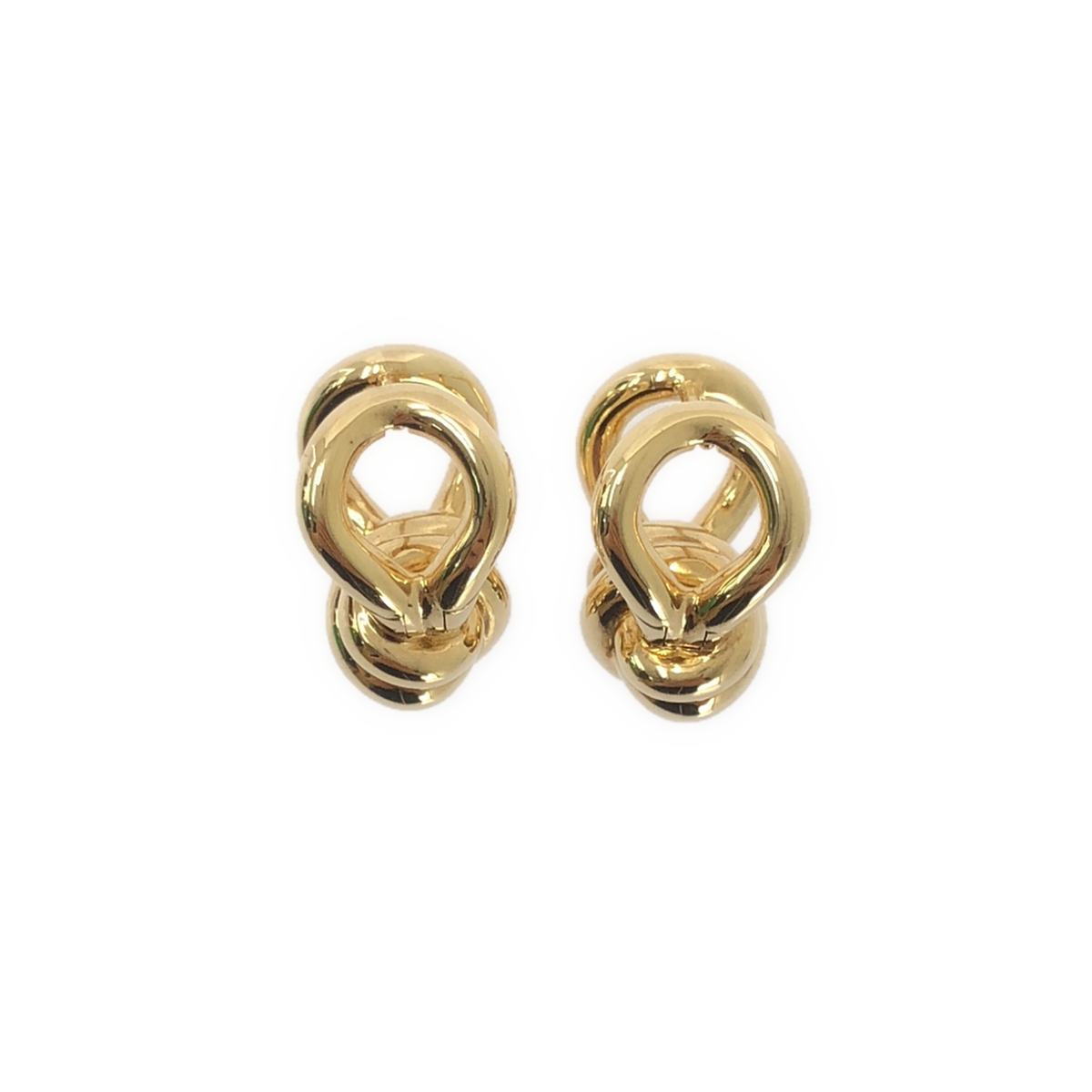 BOTTEGA VENETA / ボッテガヴェネタ ノット フープ ピアス / ag925