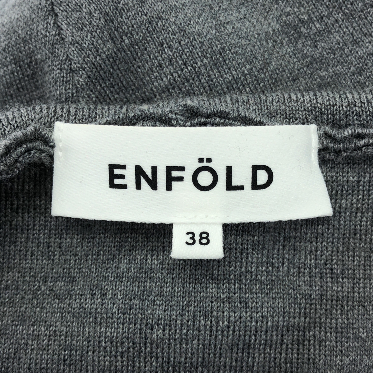 ENFOLD / エンフォルド HOODED-PULLOVER / ウール スリット ニット フーディ