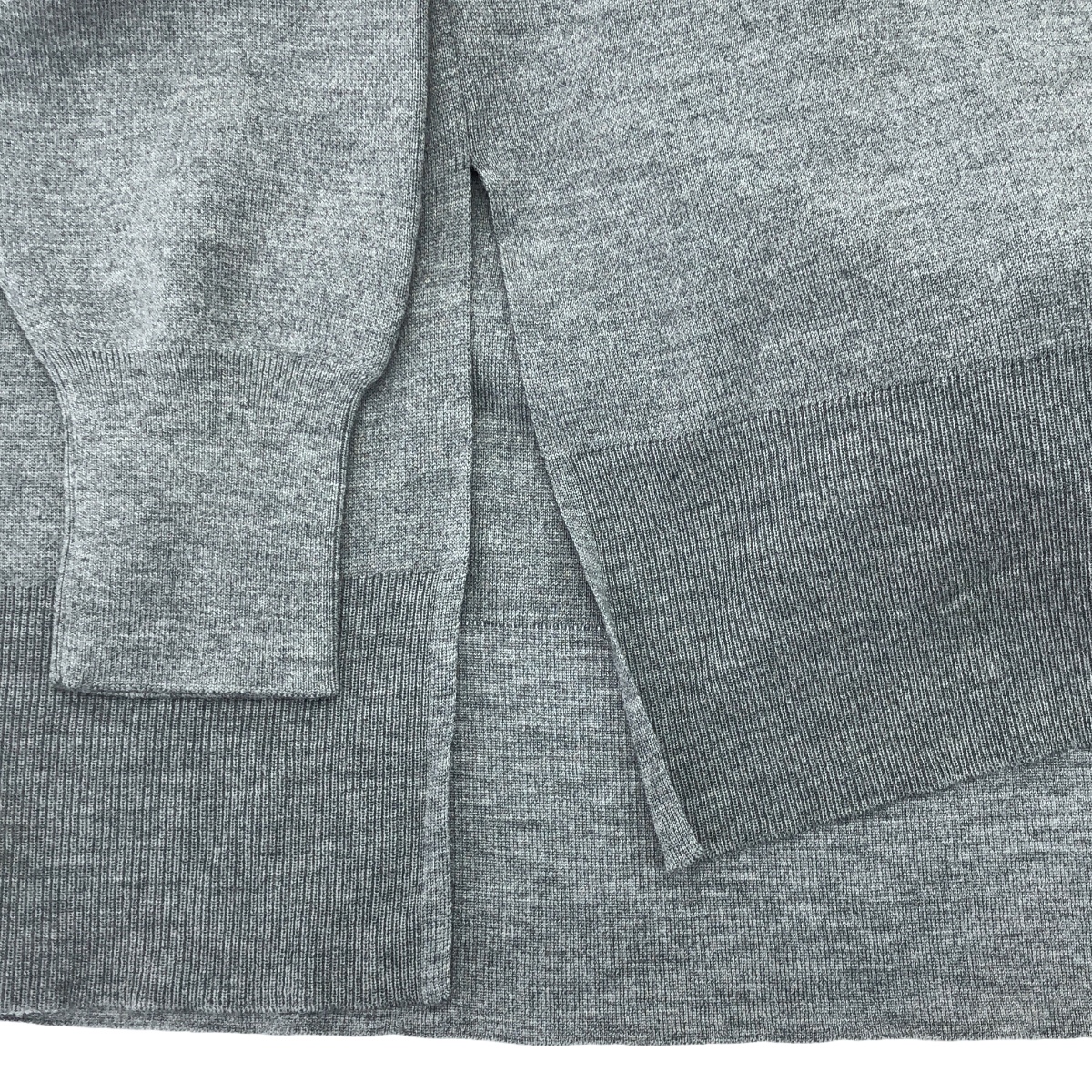 ENFOLD / エンフォルド HOODED-PULLOVER / ウール スリット ニット フーディ