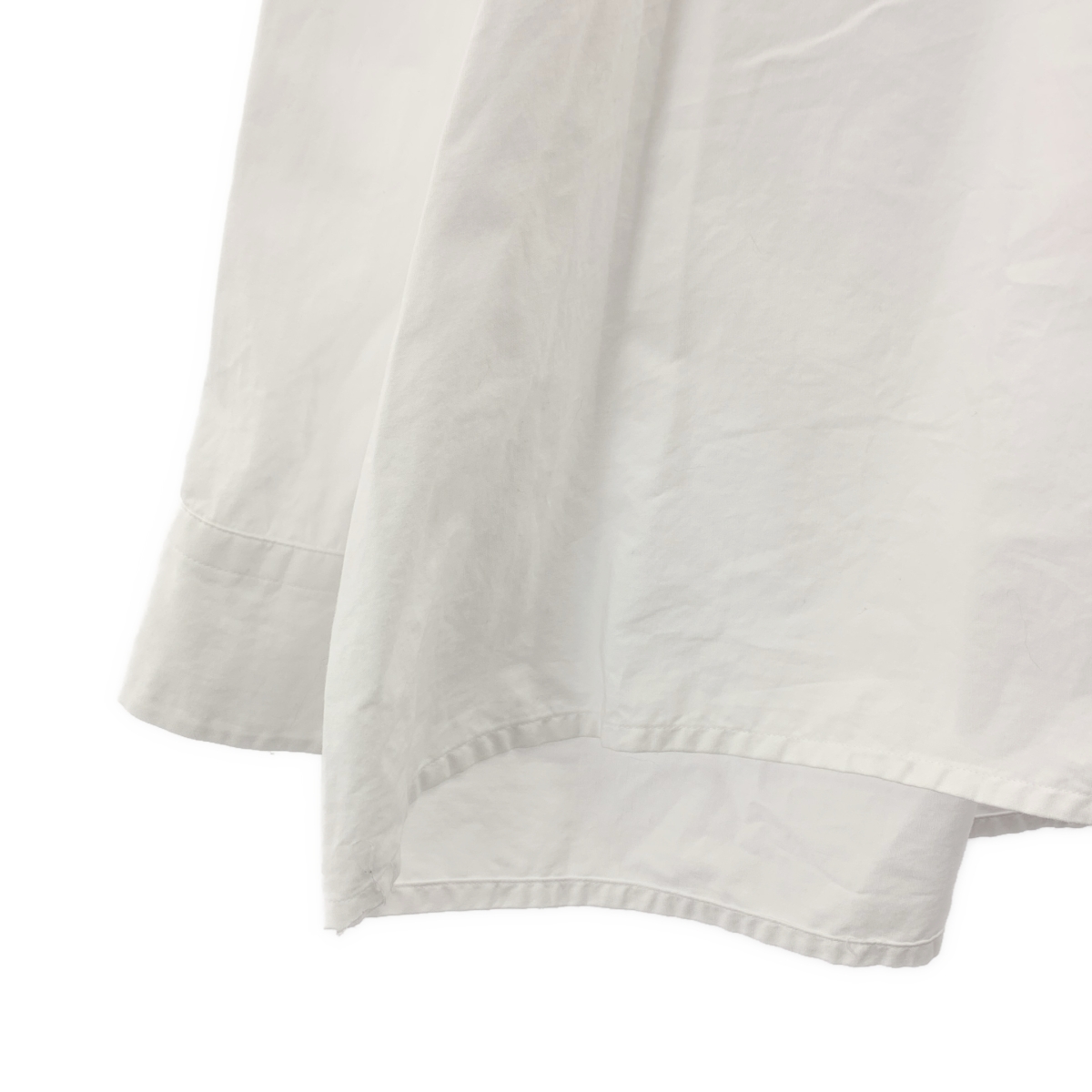 tricot COMME des GARCONS / トリココムデギャルソン ラウンドカラー ギャザー シャツ ブラウス