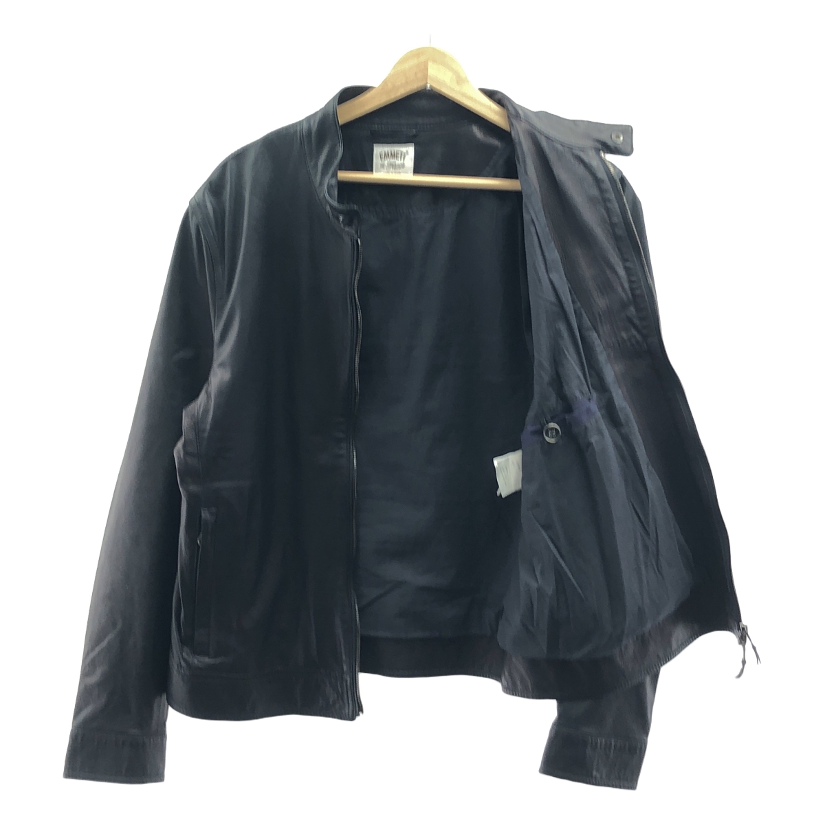 EMMETI / エンメティ JURI ユリ/ ラムレザー シングルライダースジャケット
