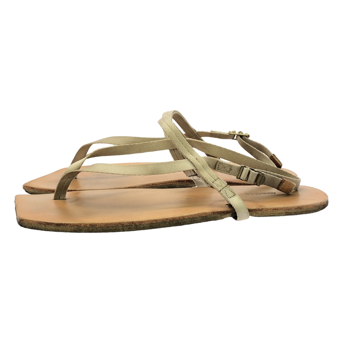 AURALEE / オーラリー BELTED LEATHER SANDALS MADE BY FOOT THE COACHER ベルテッド レザー サンダル フットザコーチャー