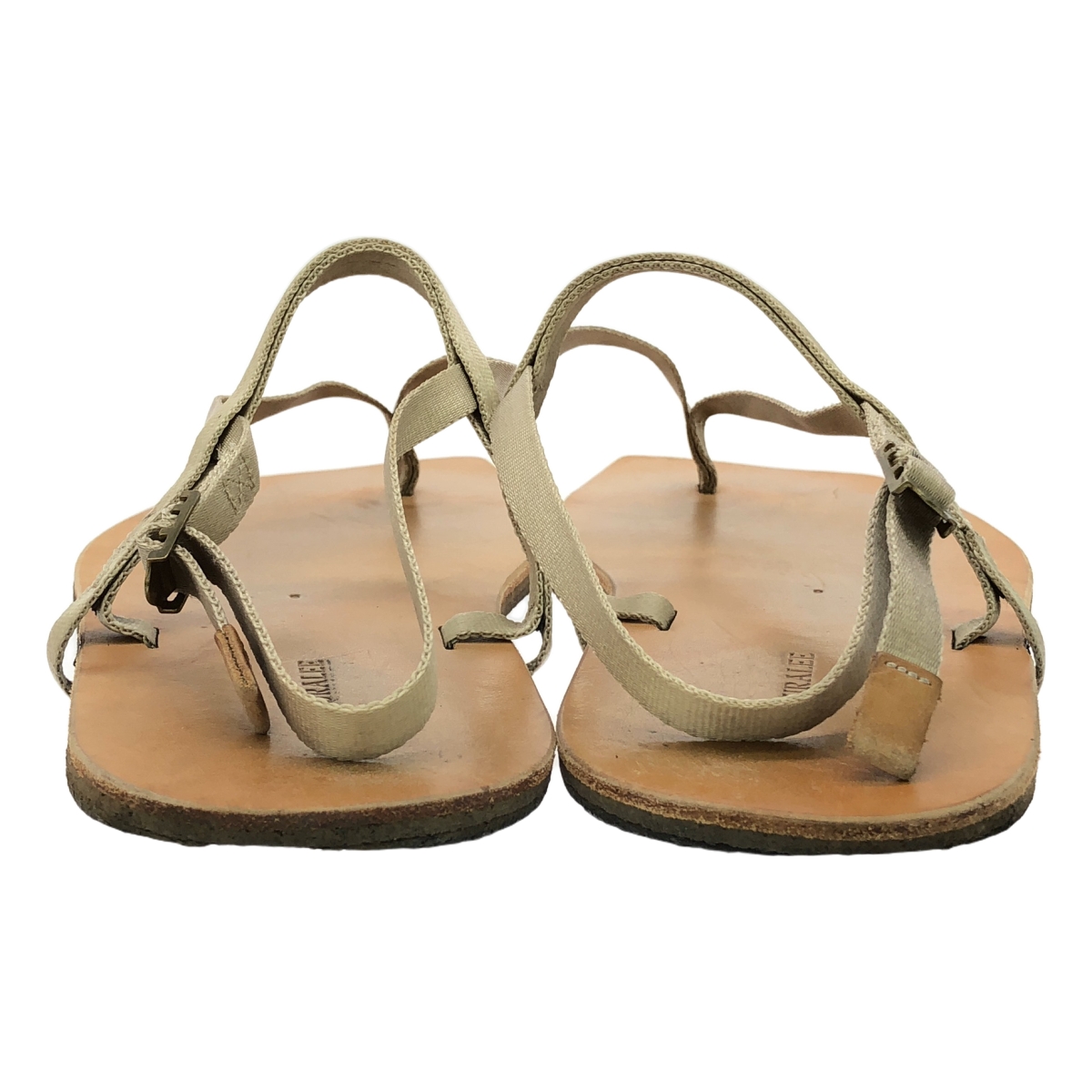 AURALEE / オーラリー BELTED LEATHER SANDALS MADE BY FOOT THE COACHER ベルテッド レザー サンダル フットザコーチャー