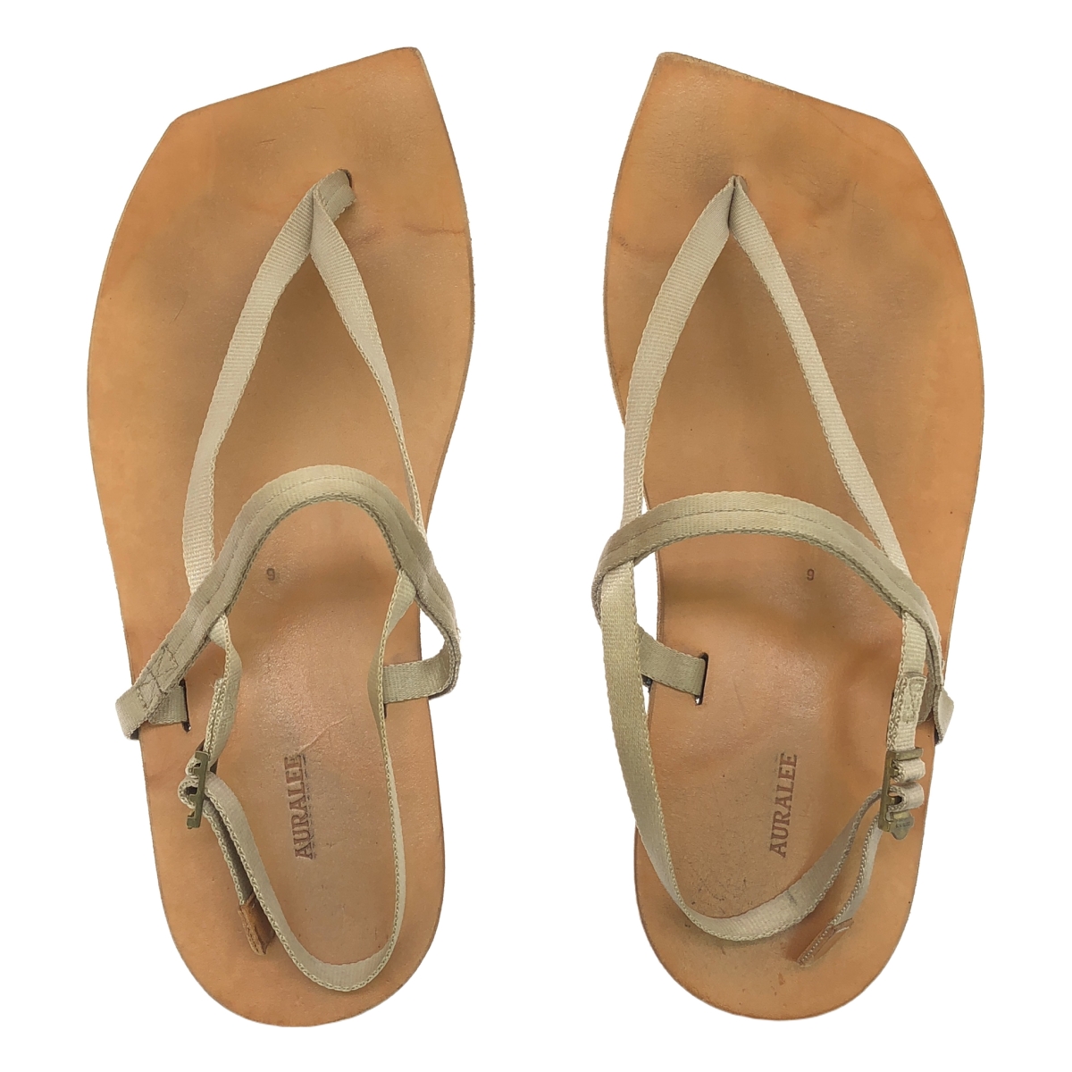 AURALEE / オーラリー BELTED LEATHER SANDALS MADE BY FOOT THE COACHER ベルテッド レザー サンダル フットザコーチャー