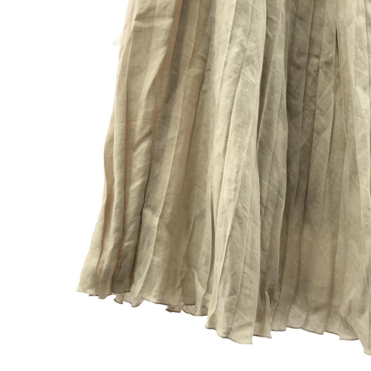 theory / セオリー FRENCH LINEN PLEAT SKT リネン プリーツ ロングスカート