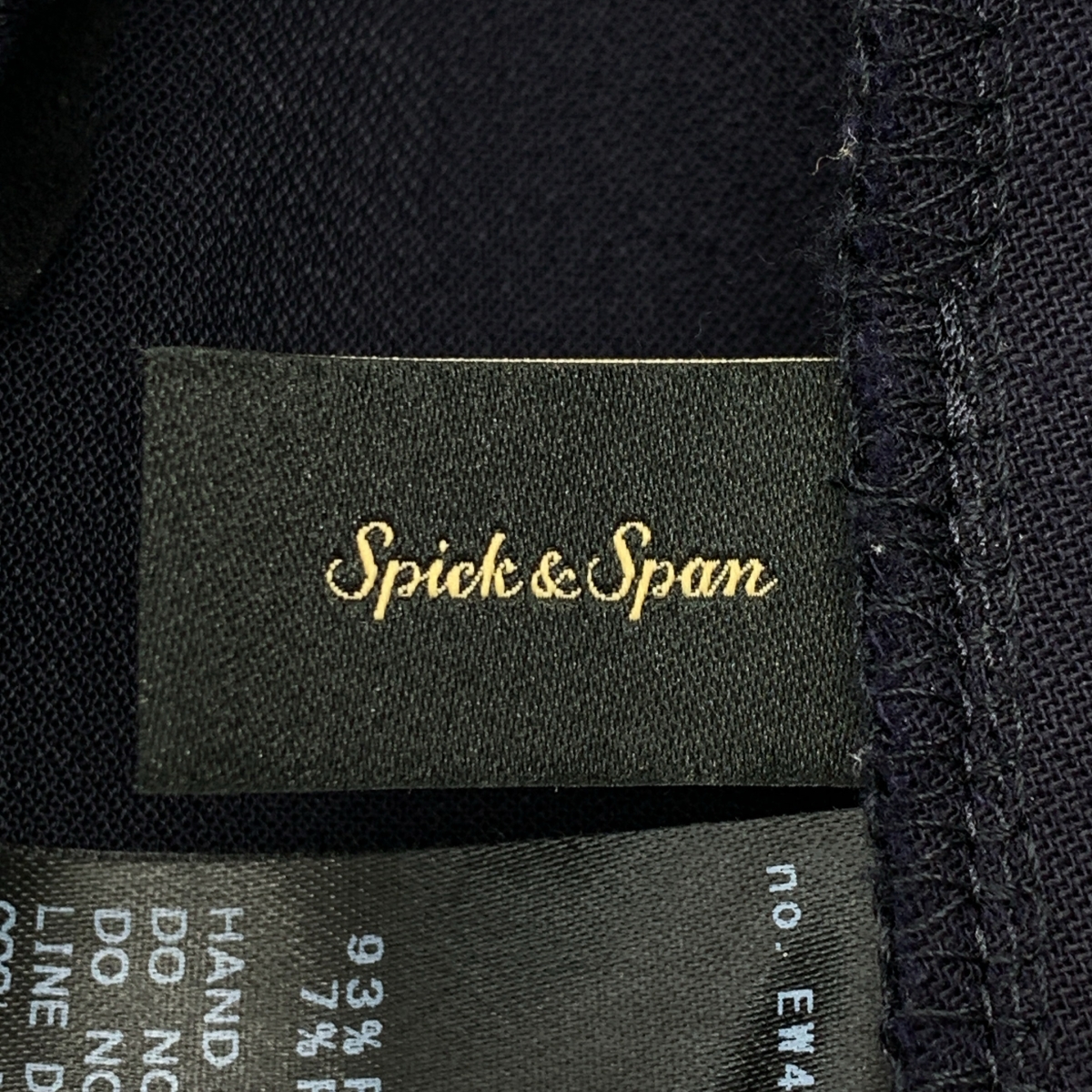 Spick and Span / スピックアンドスパン ダブルクロスツータックパンツ