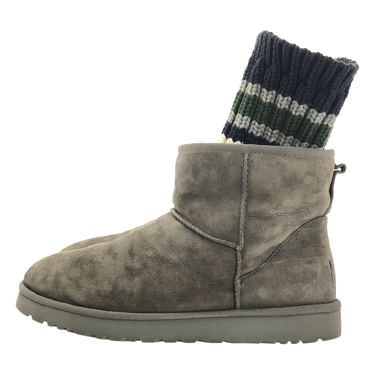 sacai / サカイ × UGG / アグ Knit Classic Short Boots / ソックス ドッキング ムートン ブーツ