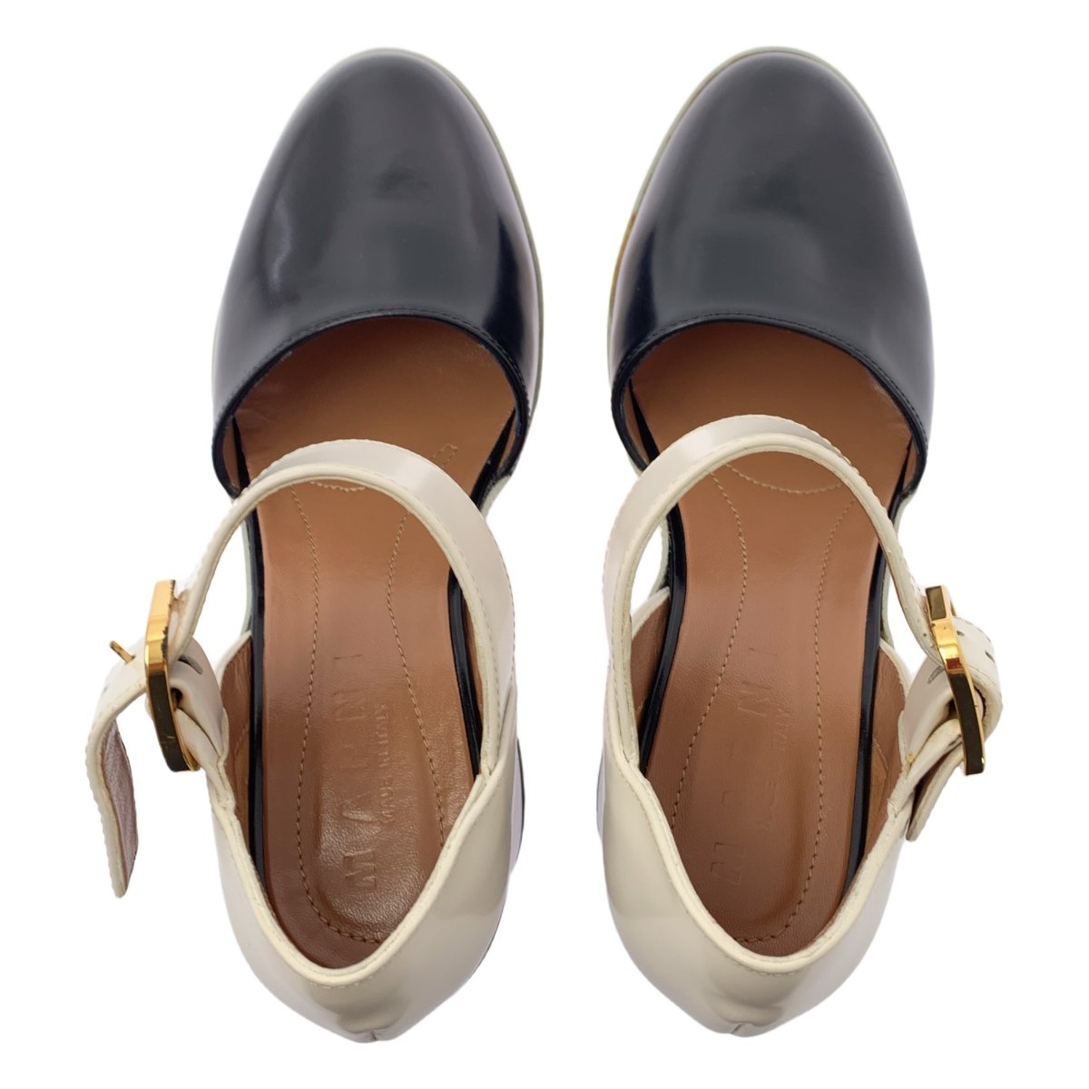 MARNI / マルニ ラウンドトゥ ヒール パンプス