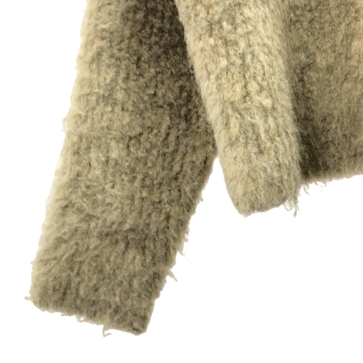 Whim Gazette / ウィムガゼット ミックスヤーンクルーネックニットプルオーバー