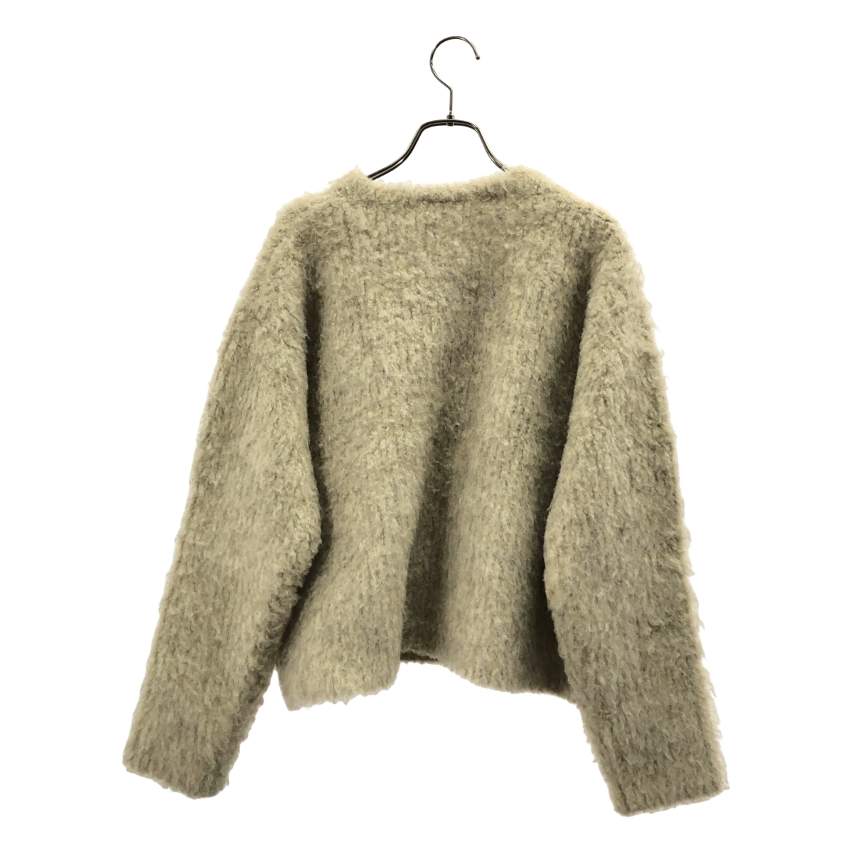 Whim Gazette / ウィムガゼット ミックスヤーンクルーネックニットプルオーバー