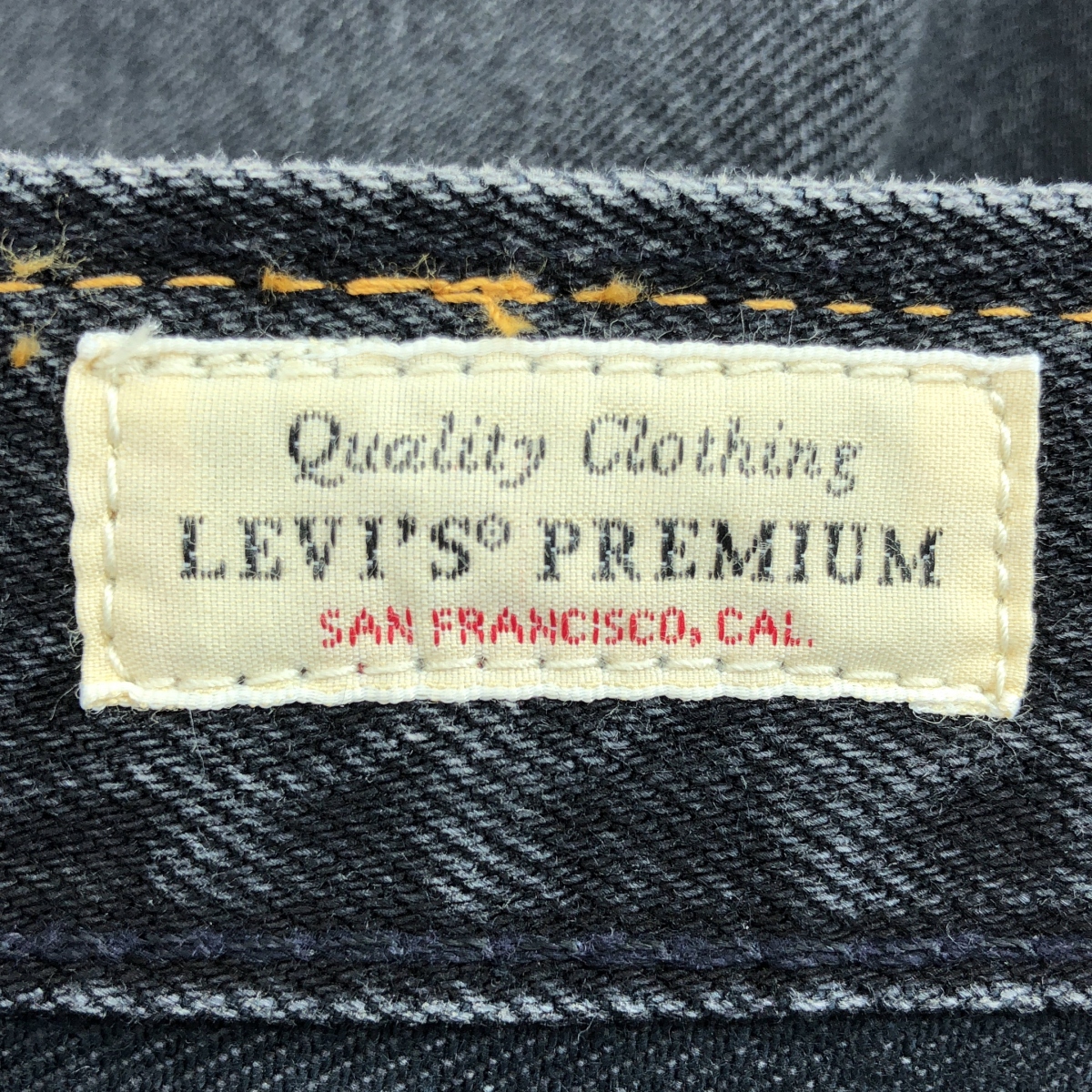 Levi's / リーバイス 501 ORIGINAL FIT ブラック カスタム デニム パンツ