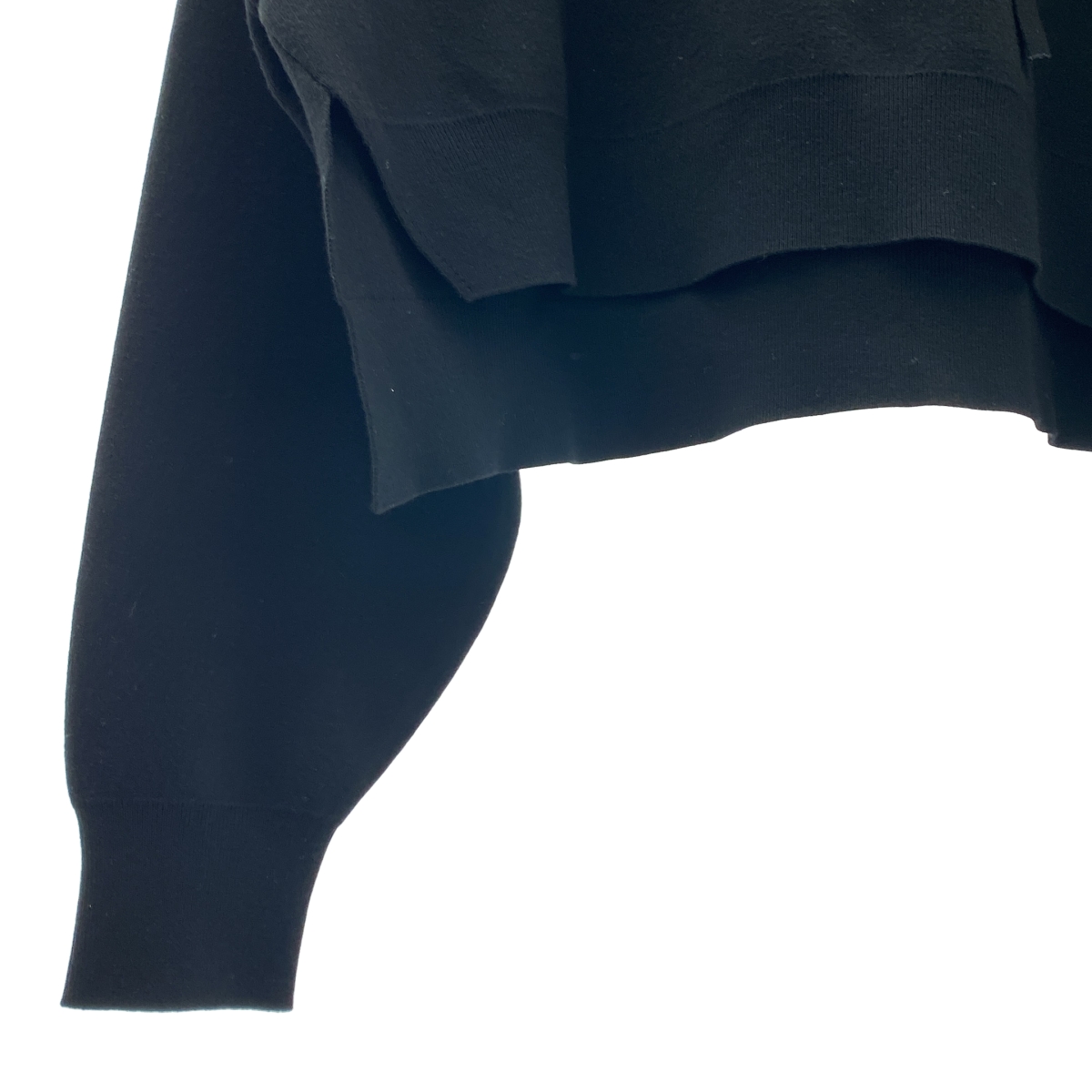 ENFOLD / エンフォルド CROPPED HOODED PULLOVER クロップド プルオーバーパーカー