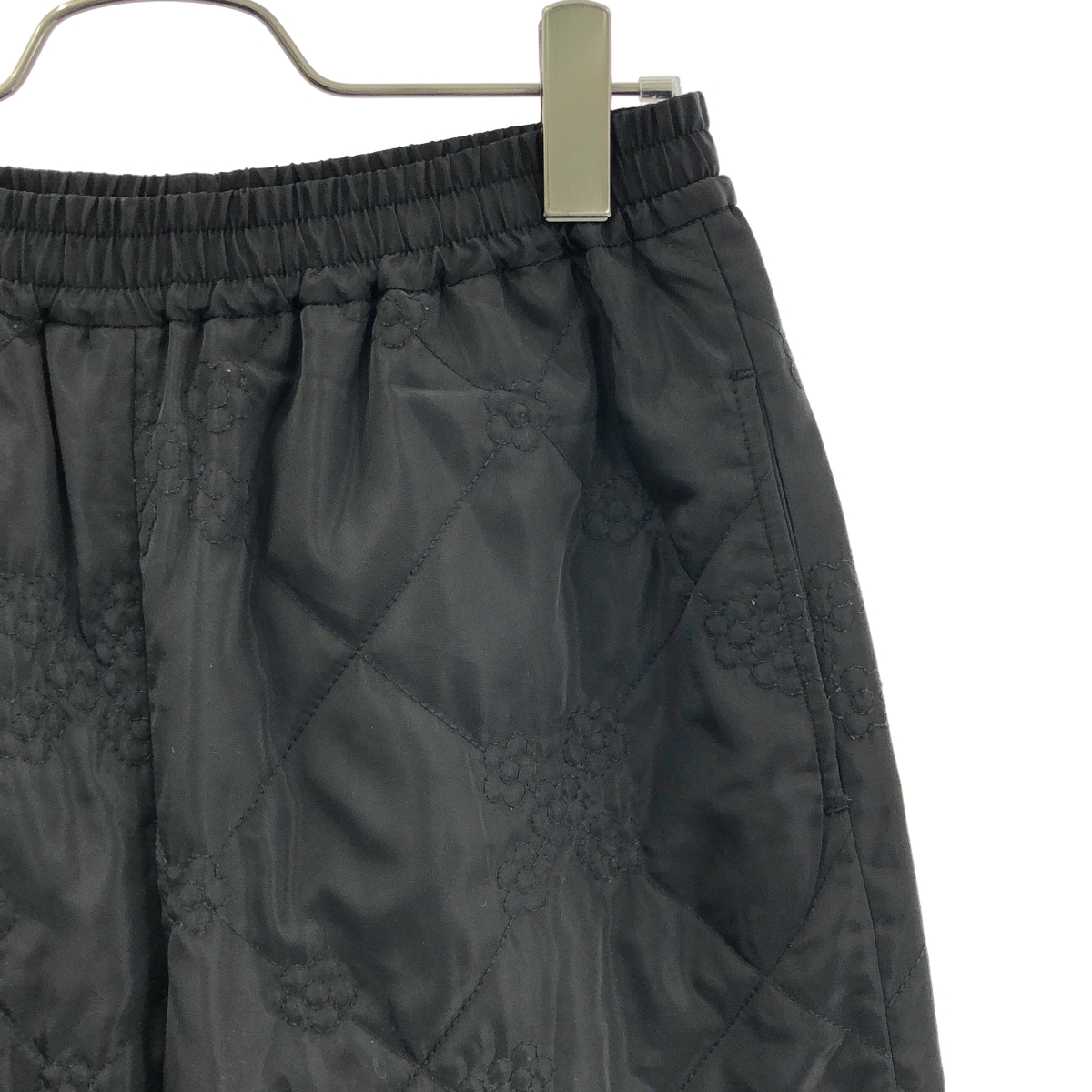 その他 フラワーエンブロイダリー キルティング ドローストリング パンツ