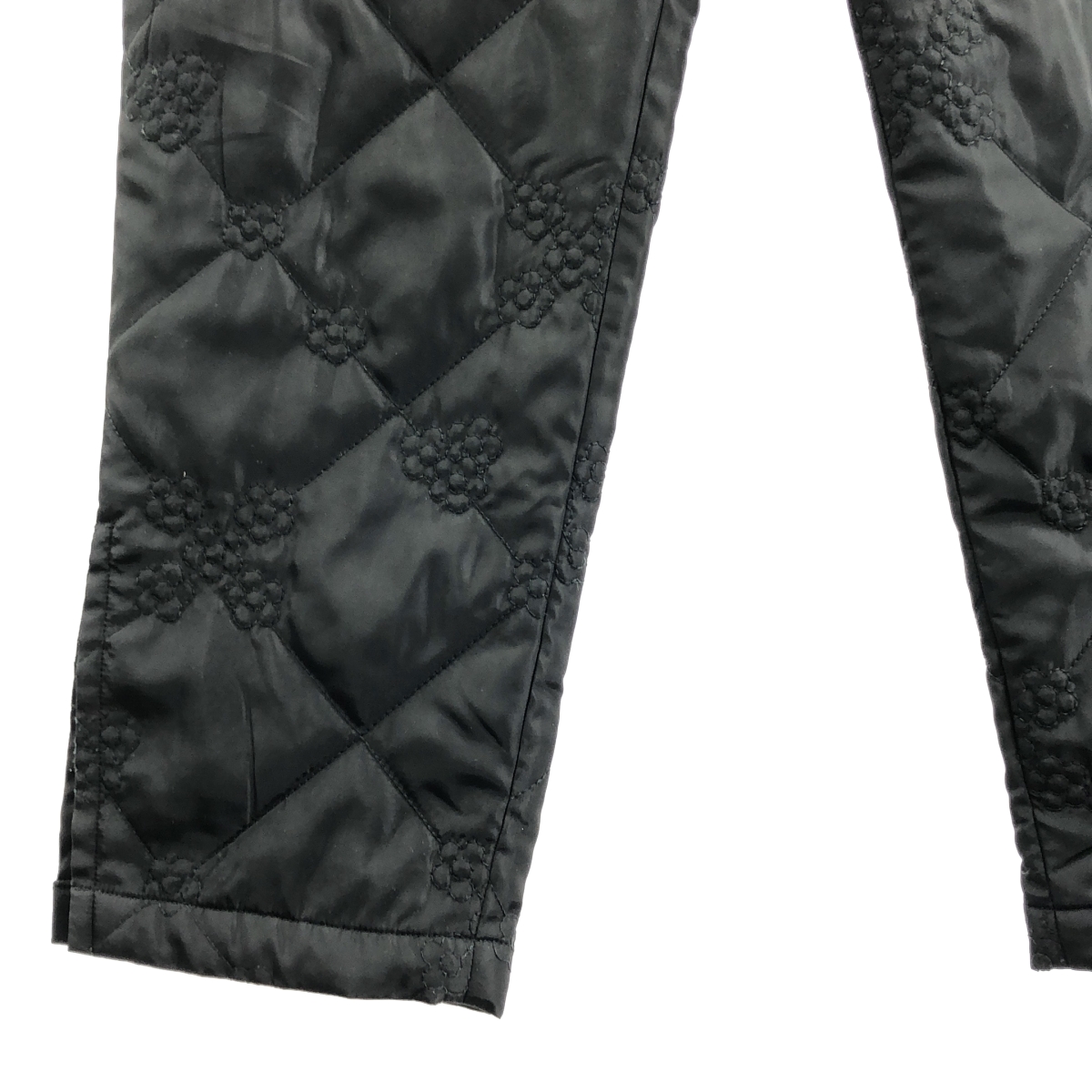 その他 フラワーエンブロイダリー キルティング ドローストリング パンツ