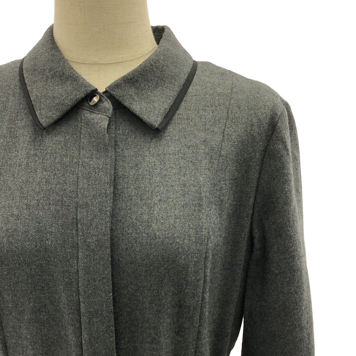 その他 ウール ベルテッド ドレス ワンピース