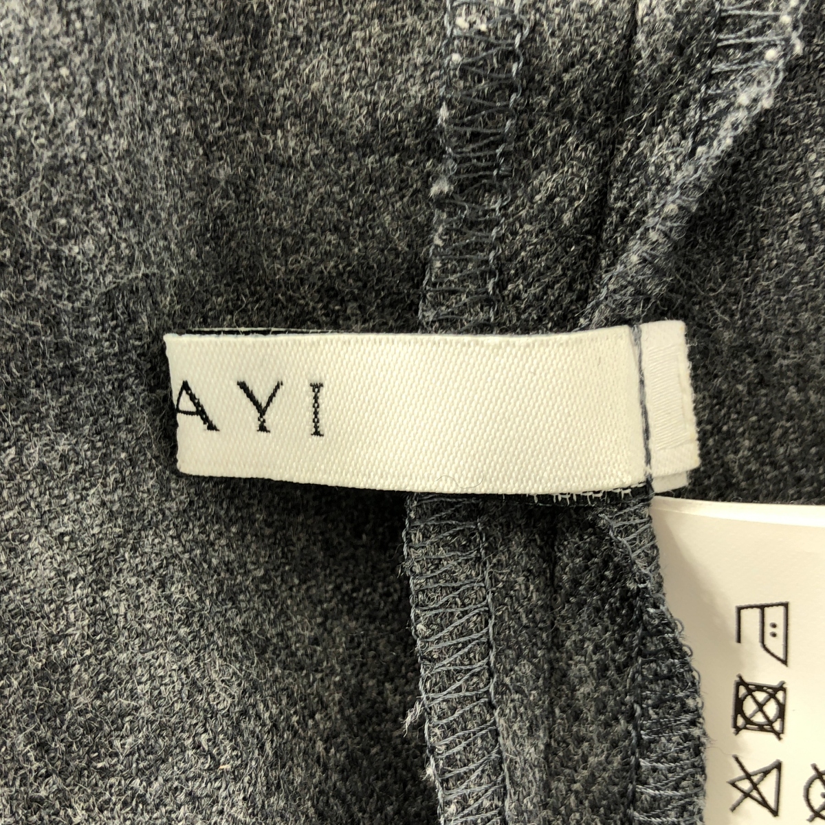 その他 ウール ベルテッド ドレス ワンピース