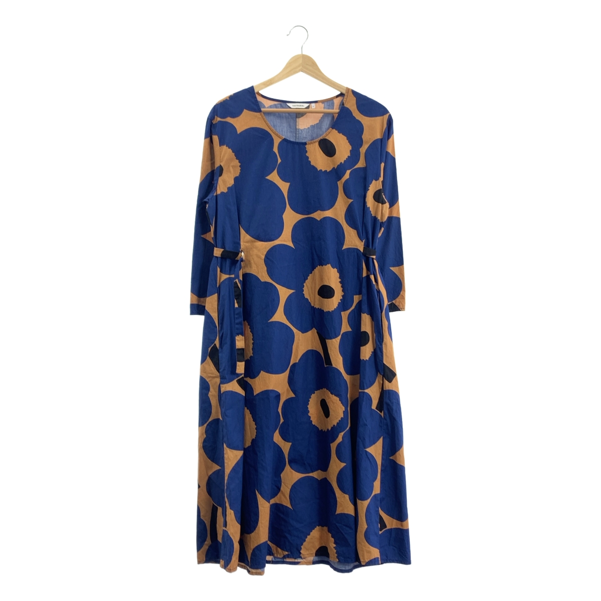Marimekko / マリメッコ Pilasteri 2 Unikko / 総柄 ウニッコ ベルテッド ポケット付き ワンピース