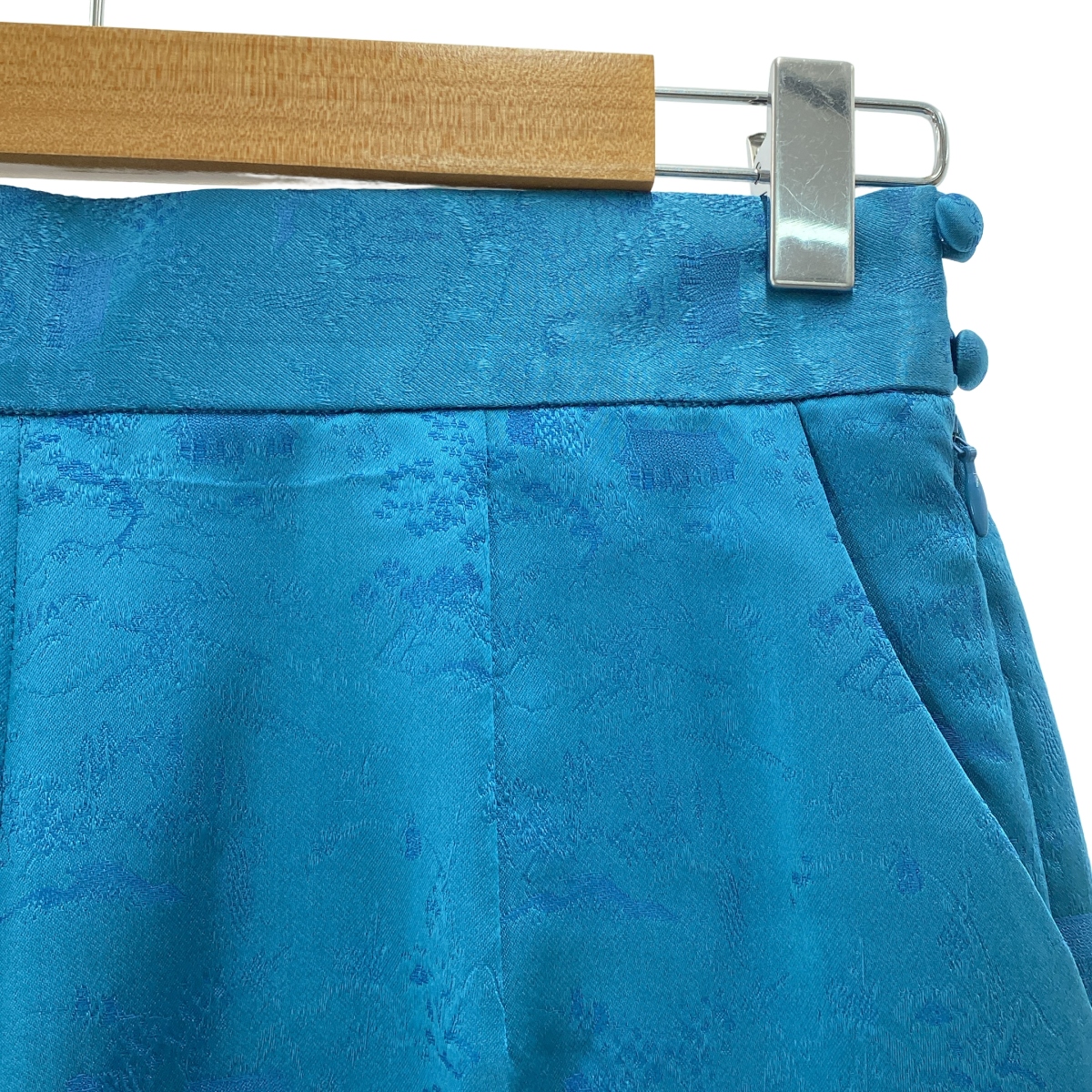 Mame Kurogouchi / マメクロゴウチ Landscape Silk Jacquard Trousers シルク ジャガード パンツ