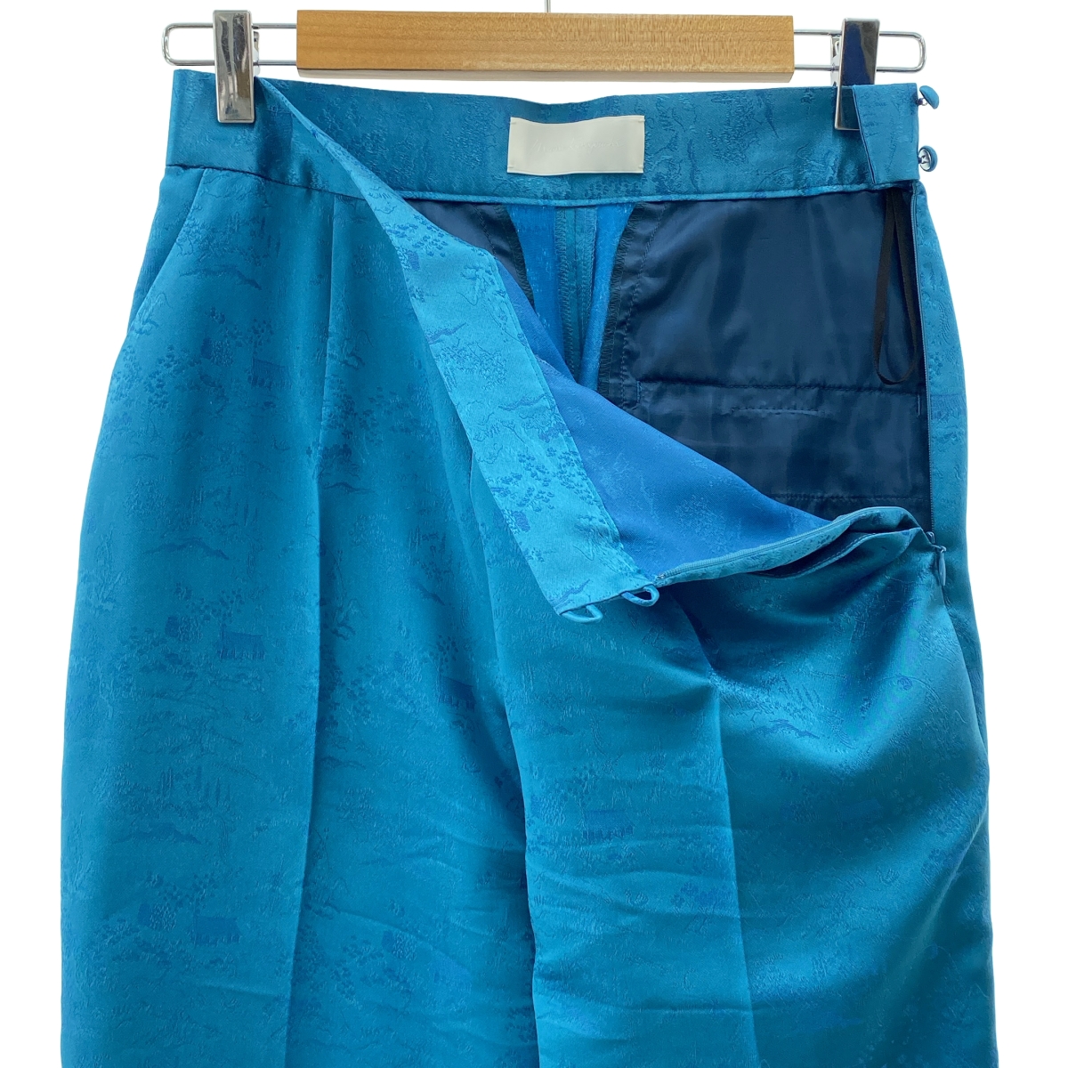 Mame Kurogouchi / マメクロゴウチ Landscape Silk Jacquard Trousers シルク ジャガード パンツ