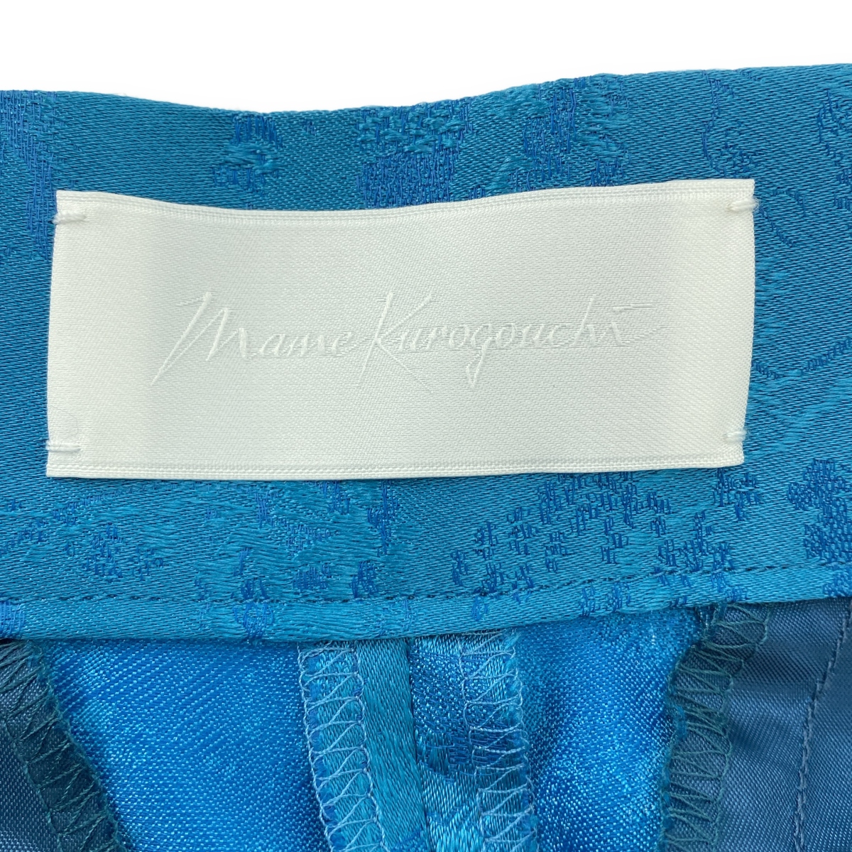 Mame Kurogouchi / マメクロゴウチ Landscape Silk Jacquard Trousers シルク ジャガード パンツ