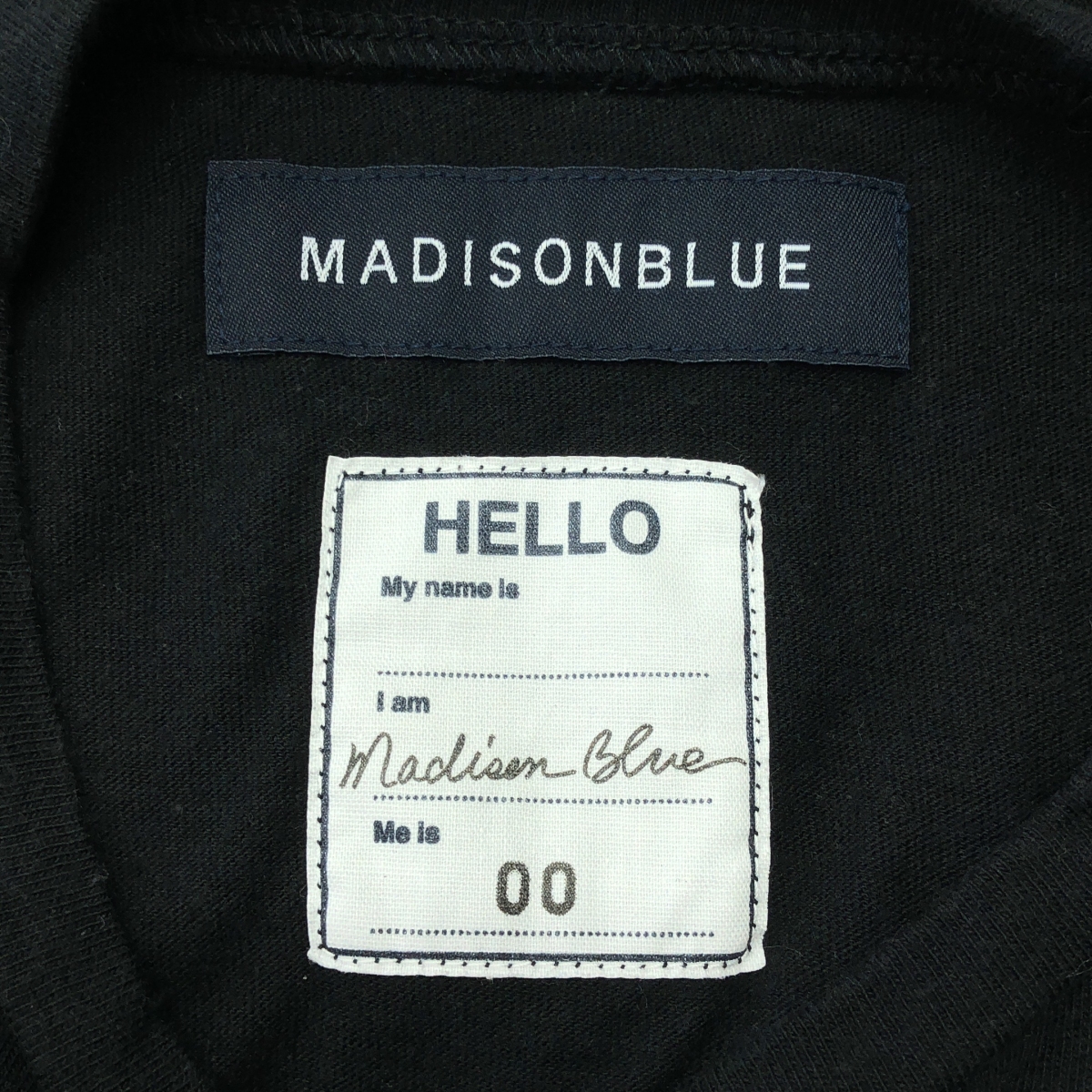 MADISON BLUE / マディソンブルー Hello ロゴ  クルーネック タンクトップ カットソー