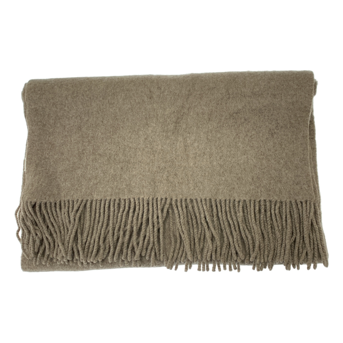 ASAUCE MELER / アソース メレ ウール 大判 フリンジ ストール マフラー