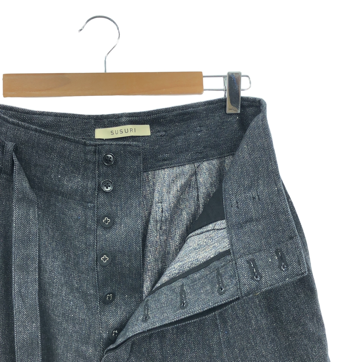 susuri / ススリ リネン コットン タピール パンツ