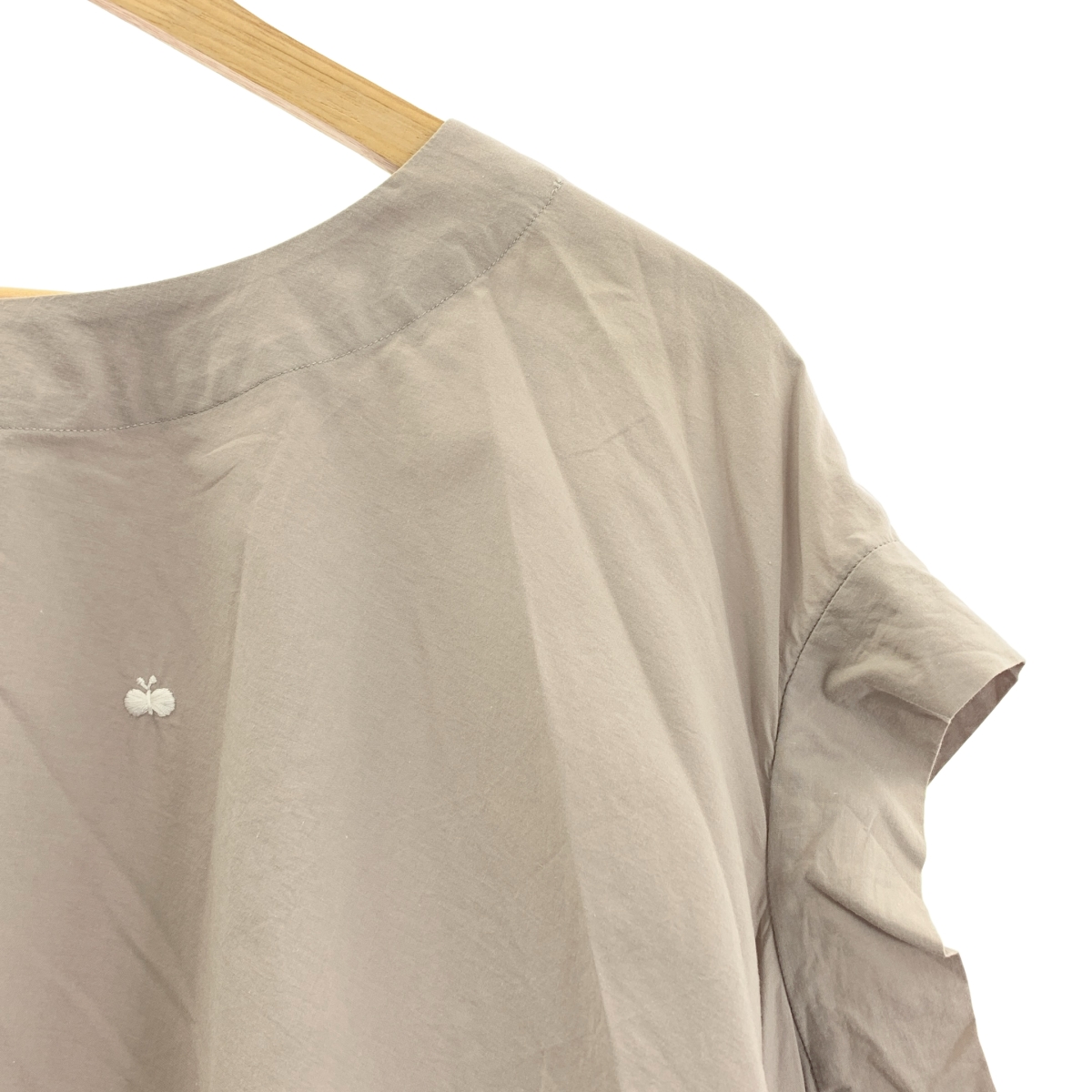 mina perhonen / ミナペルホネン un jour フレンチスリーブ フレアブラウス シャツ