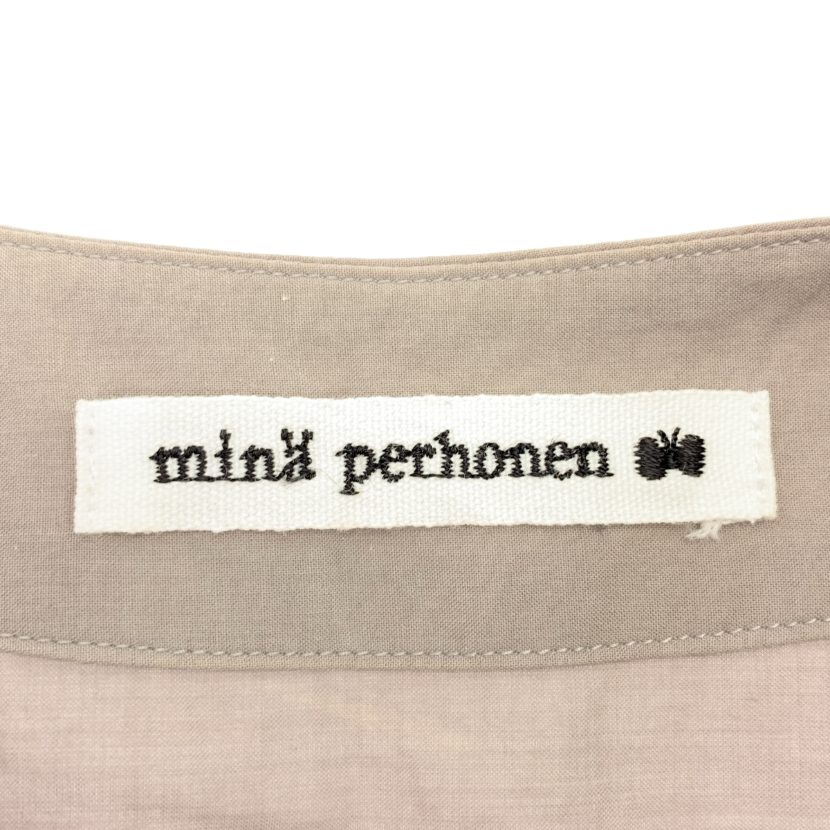 mina perhonen / ミナペルホネン un jour フレンチスリーブ フレアブラウス シャツ