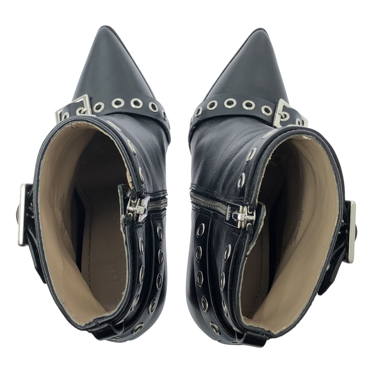 その他 D-STRAP HA ANKLE BOOTS パンチングベルト レザー ショート ブーティ