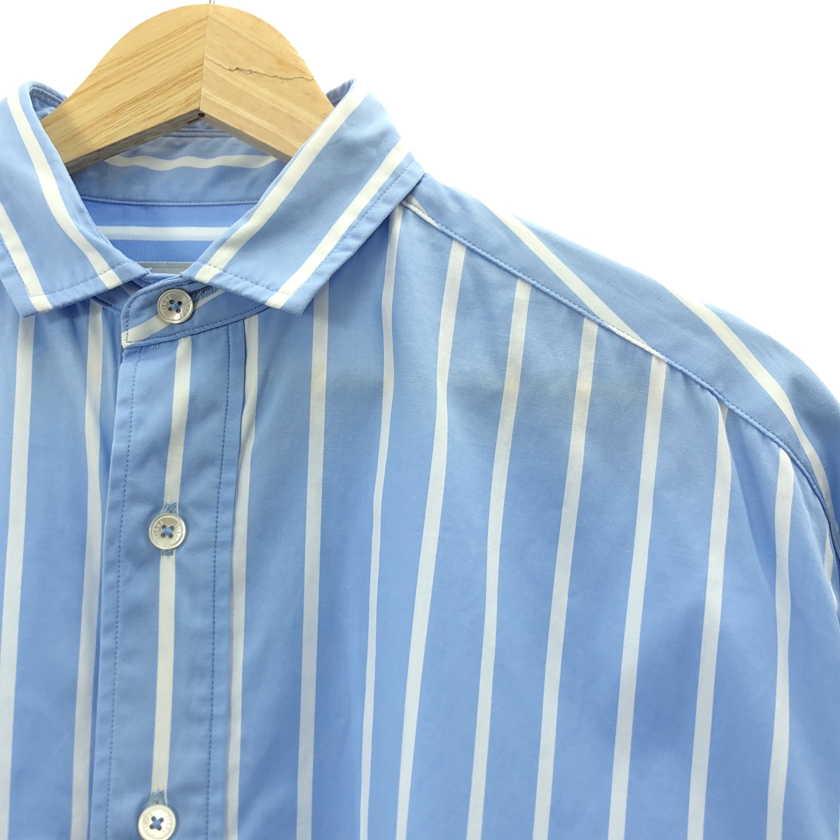 TICCA / ティッカ コットン ストライプ シャツ ワンピース