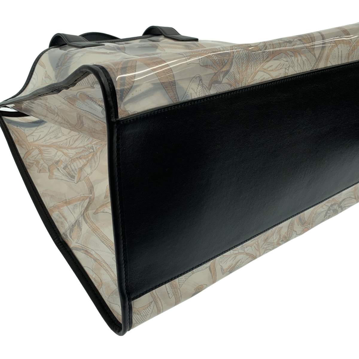 JIL SANDER / ジルサンダー プリント 総柄 PVC ワイド トートバッグ