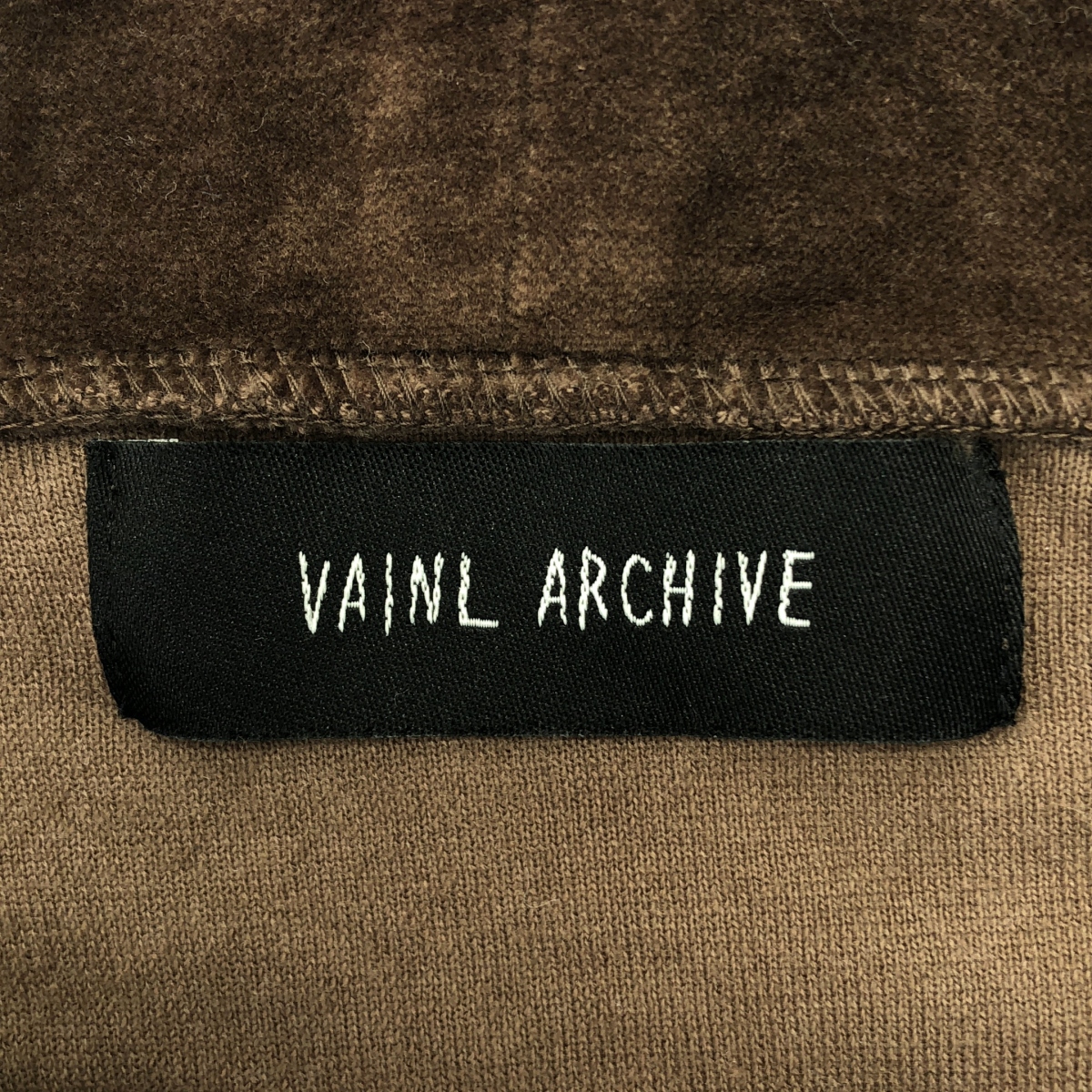 Vainl Archive / ヴァイナルアーカイブ ベロア ハイネック カットソー