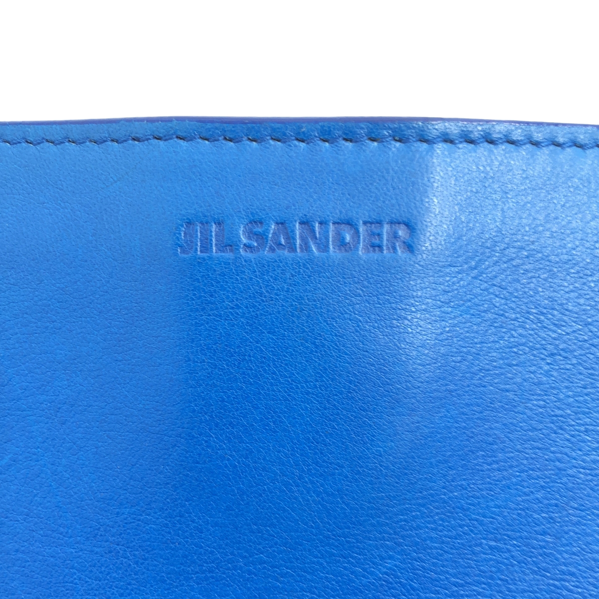 JIL SANDER / ジルサンダー バイカラー レザー クラッチバッグ